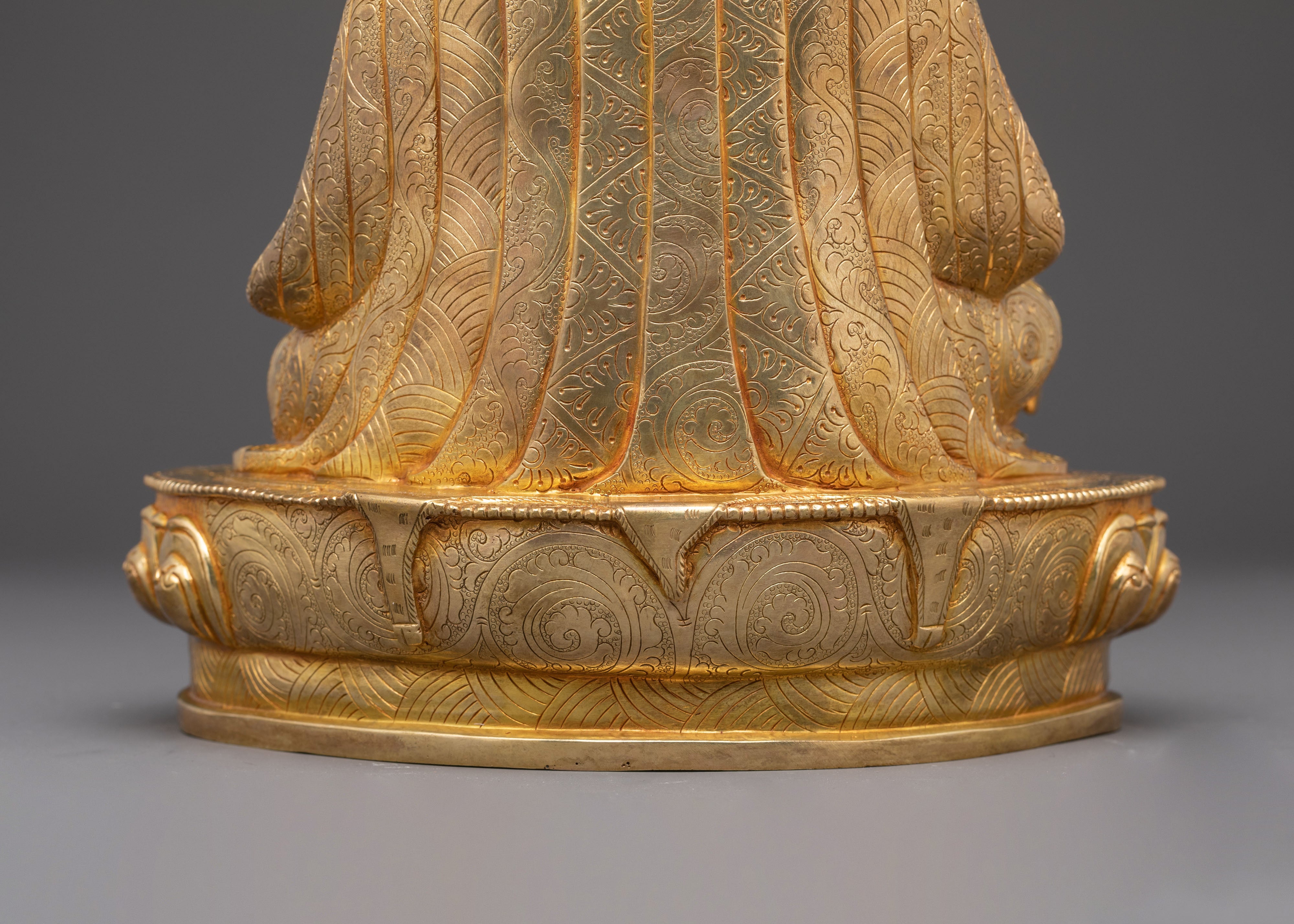 Golden Statue of Thangtong Gyalpo | Revered Spiritual Master