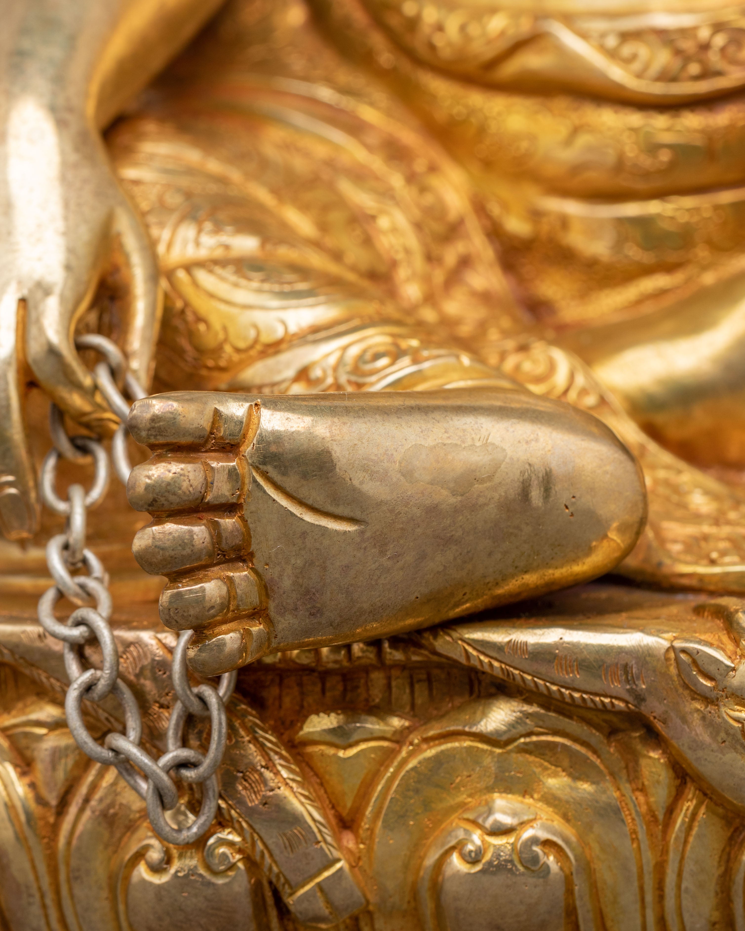 Golden Statue of Thangtong Gyalpo | Revered Spiritual Master