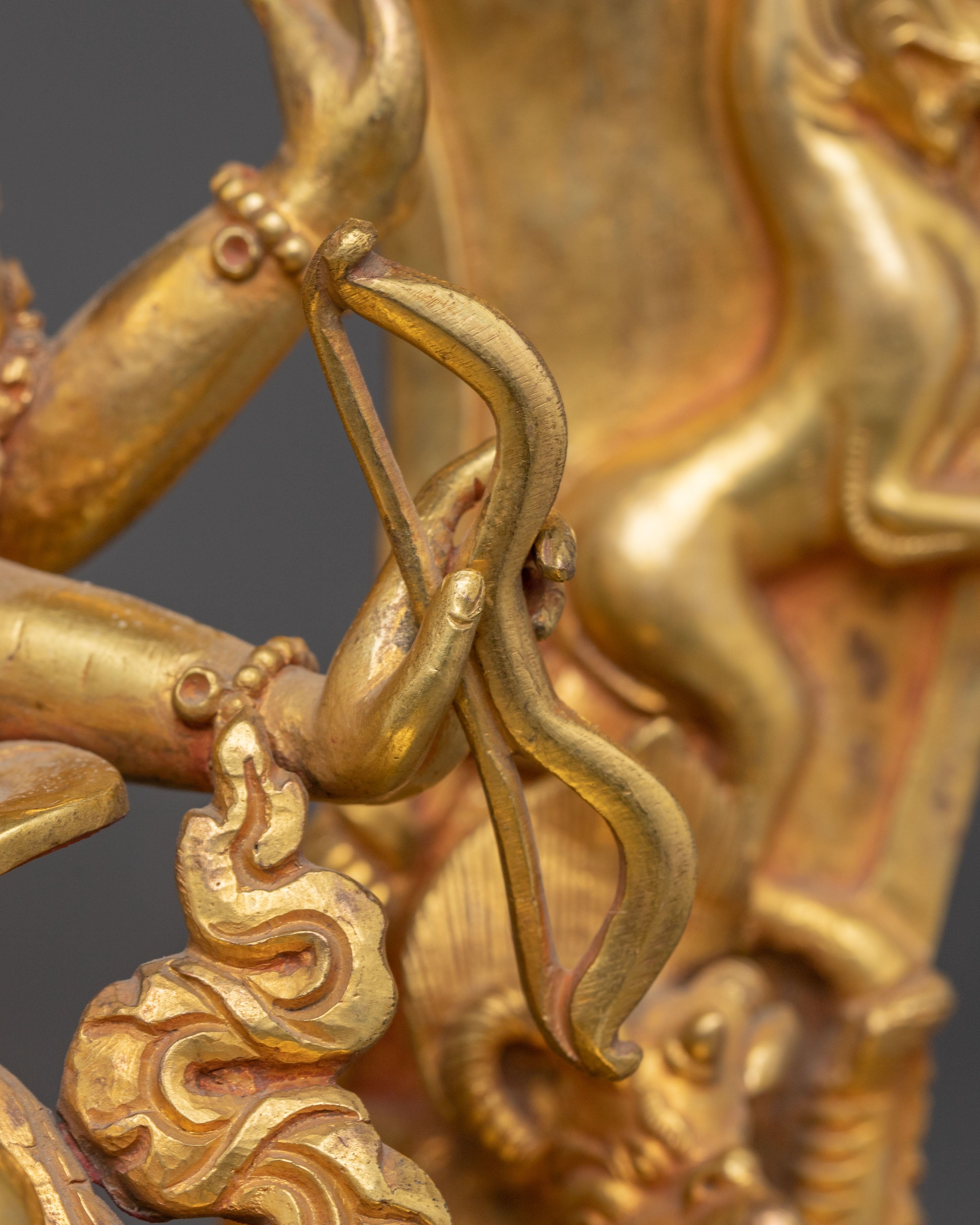 Namgyalma on Throne Statue: The Buddhist Healing Deity