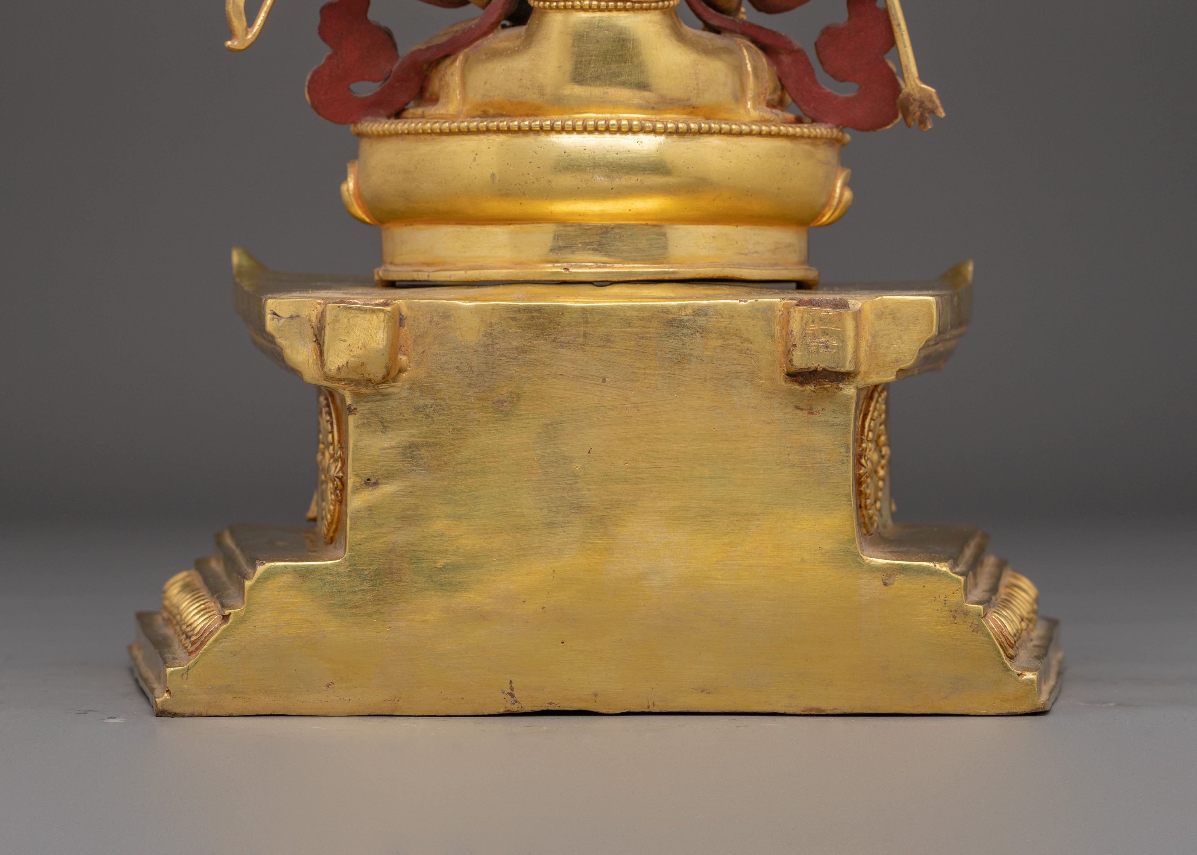 Namgyalma on Throne Statue: The Buddhist Healing Deity