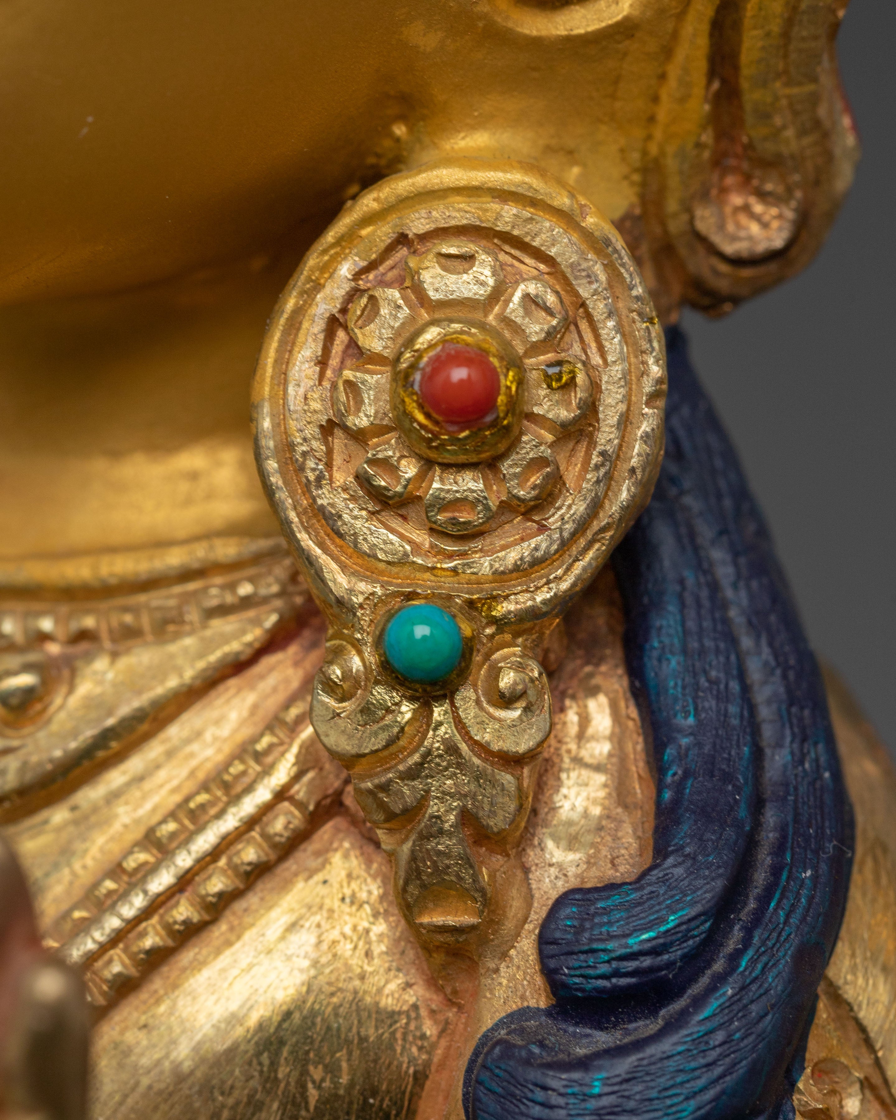 Himalayan Manjushri Statue: Bodhisattva of Wisdom and Clarity