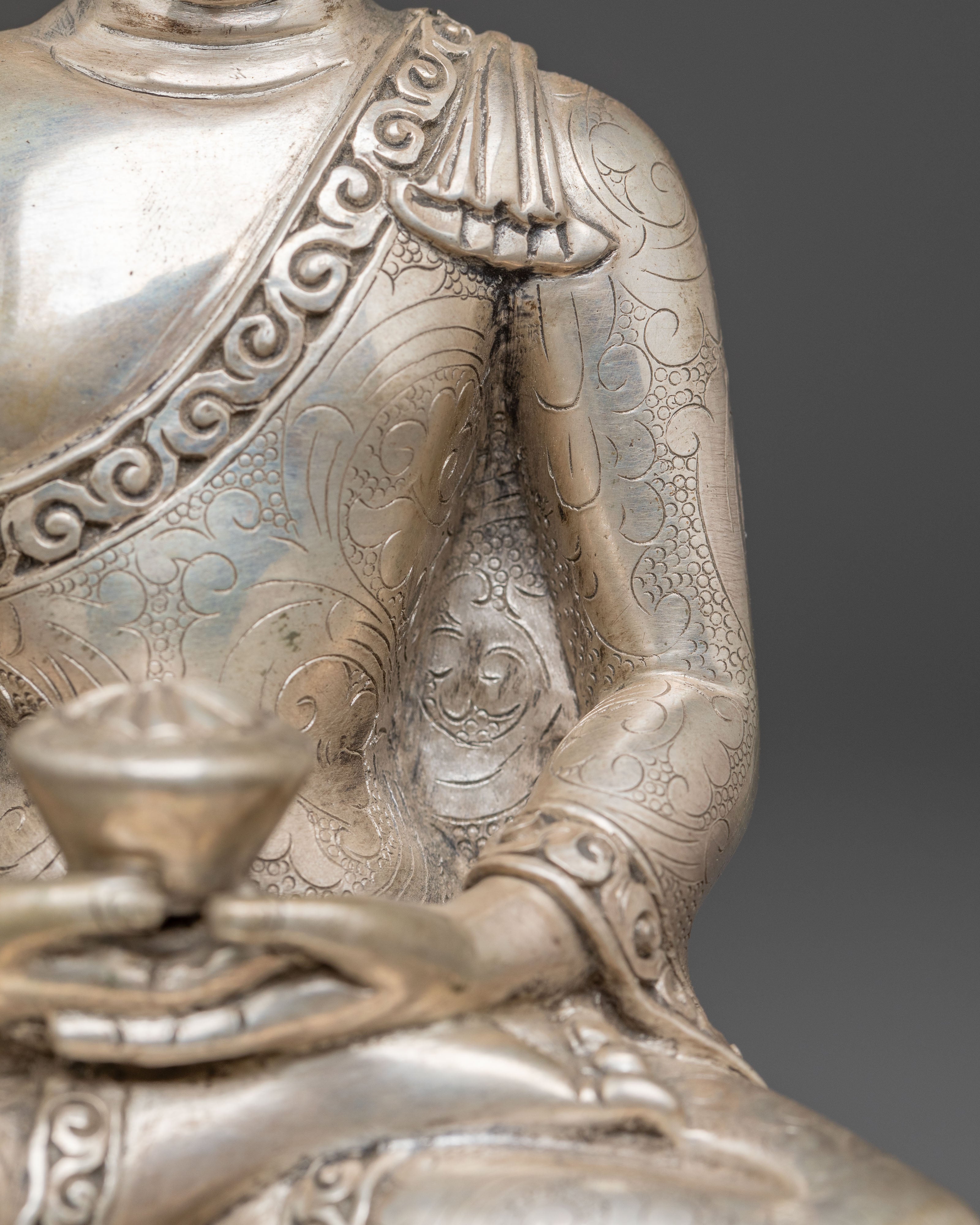 Pure Land Buddha Amitabha Handmade Figurine