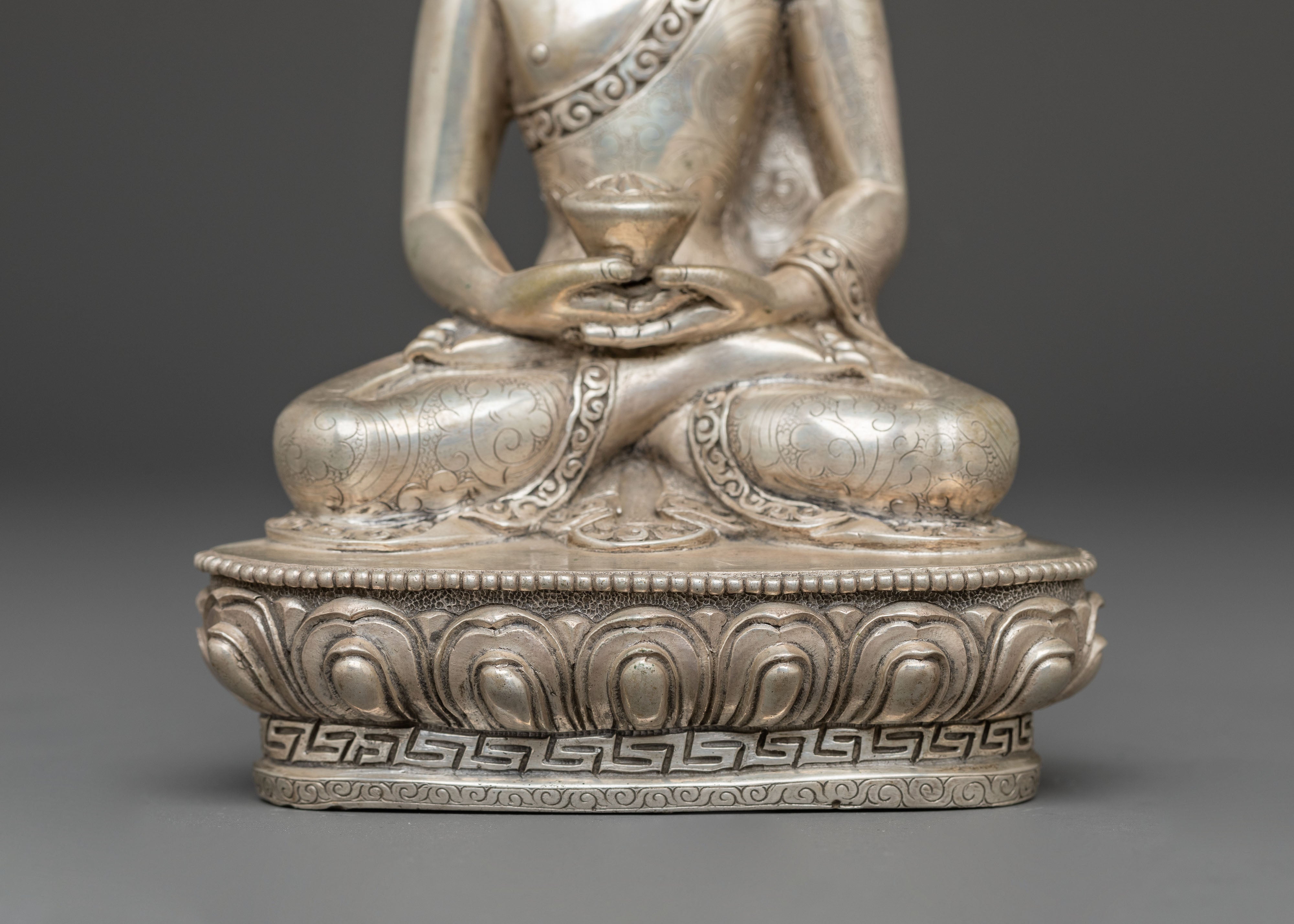 Pure Land Buddha Amitabha Handmade Figurine