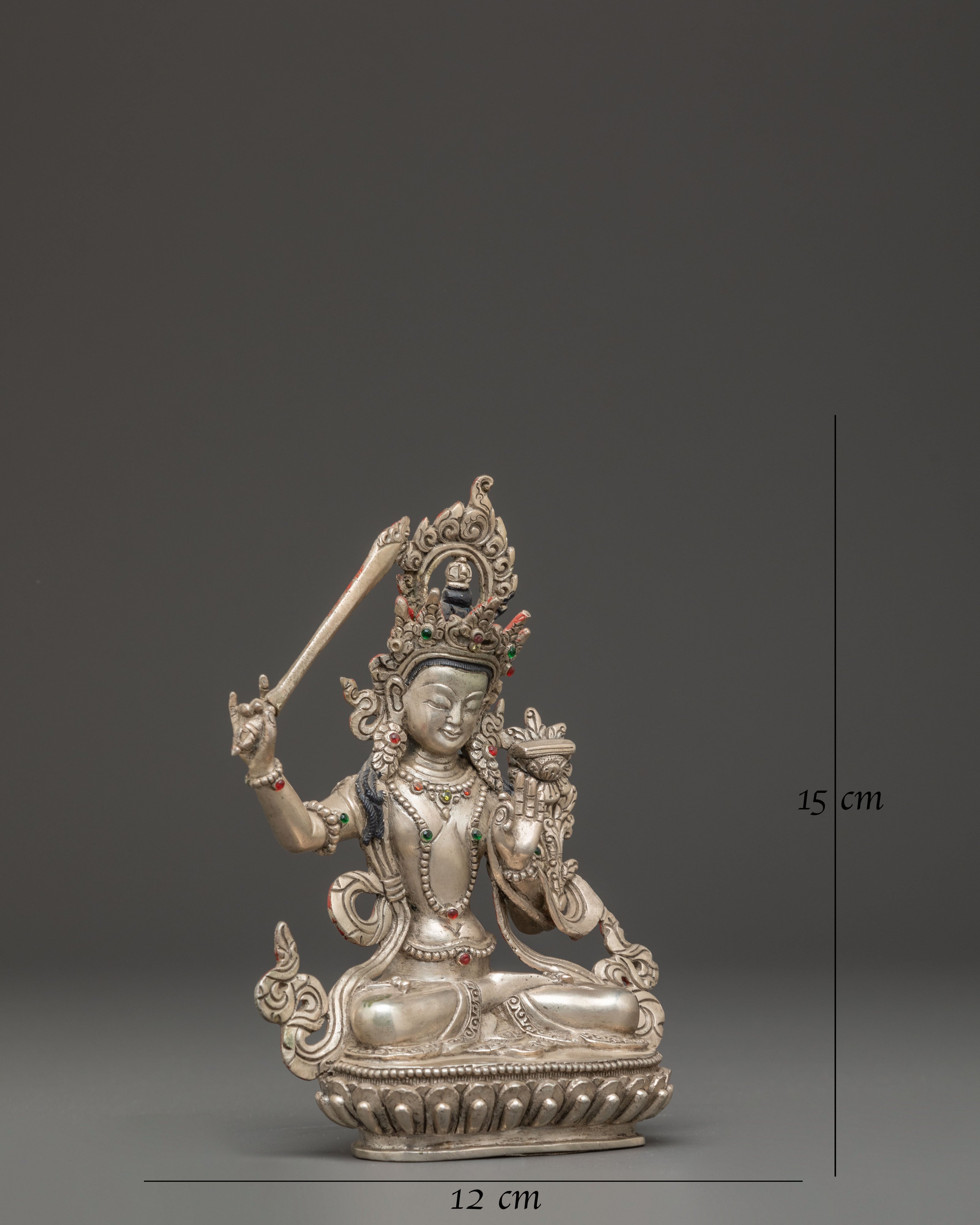 Manjushri Figurine: The Destroyer of Ignorance