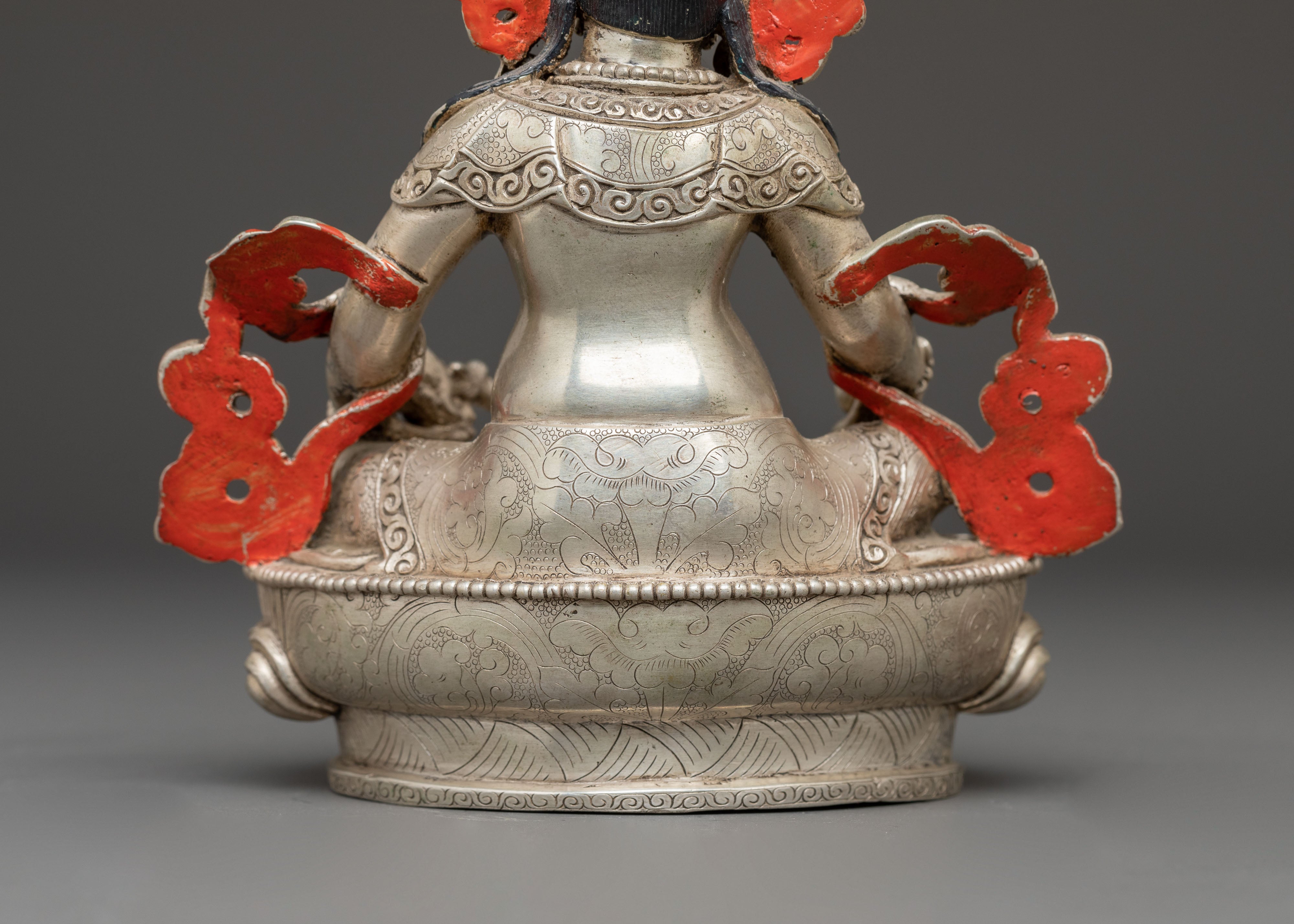 Silver Dzambhala Statue | Symbol of Abundance