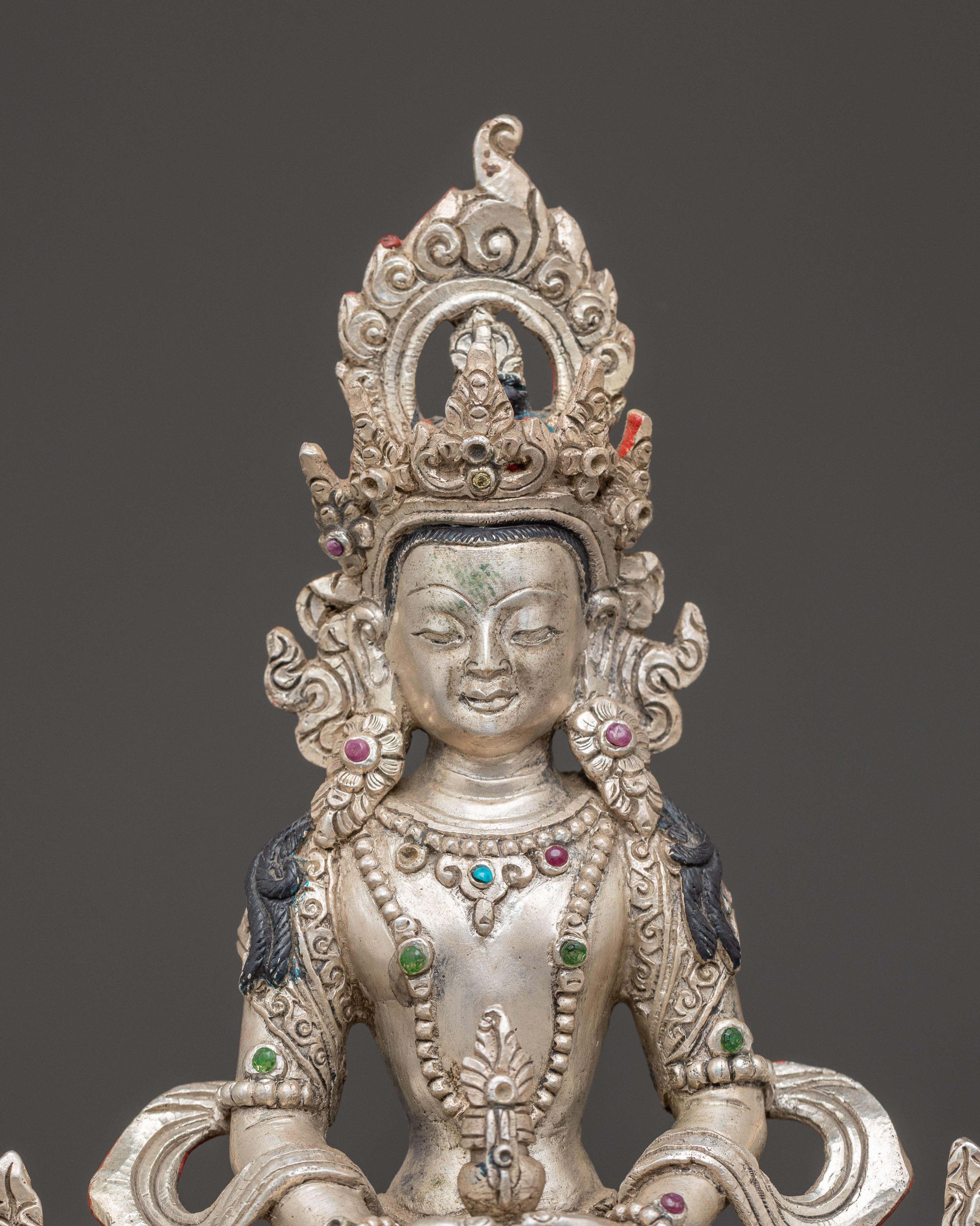 Amitayus Statue: Tibetan Buddha of Infinite Life