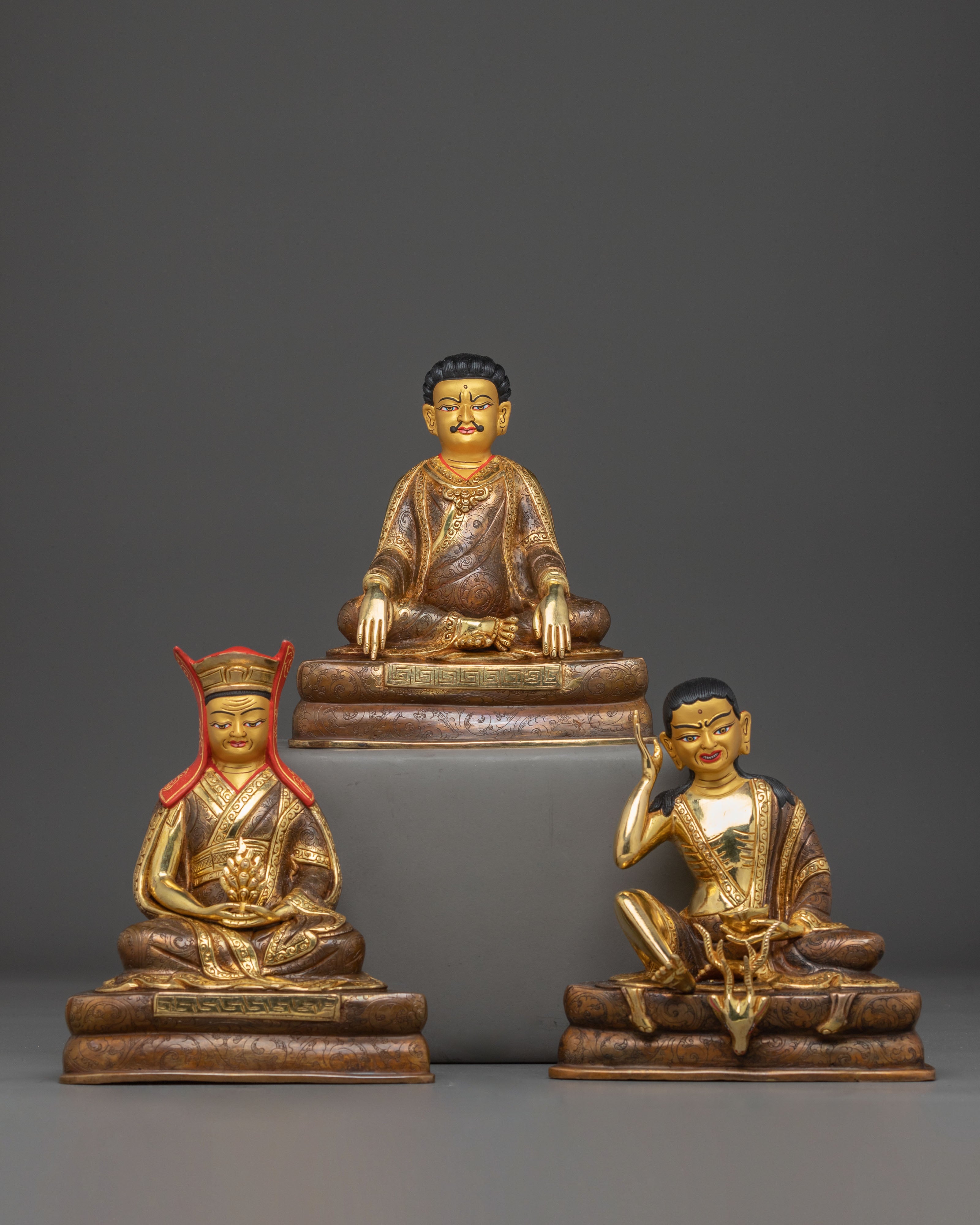 Revered Buddhist Masters Figurine: Marpha Set