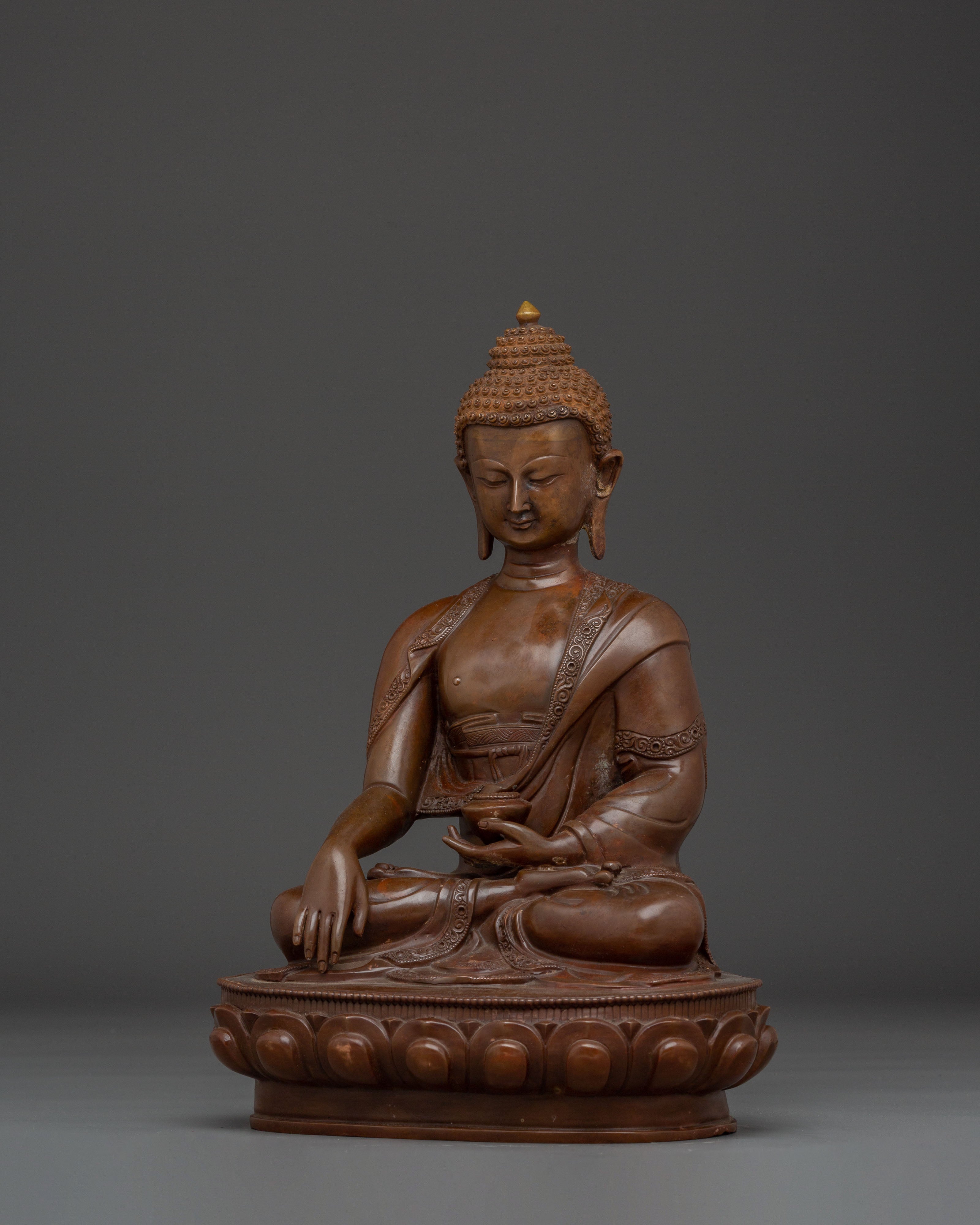 Handmade Shakyamuni Buddha Statue: Meditation Icon