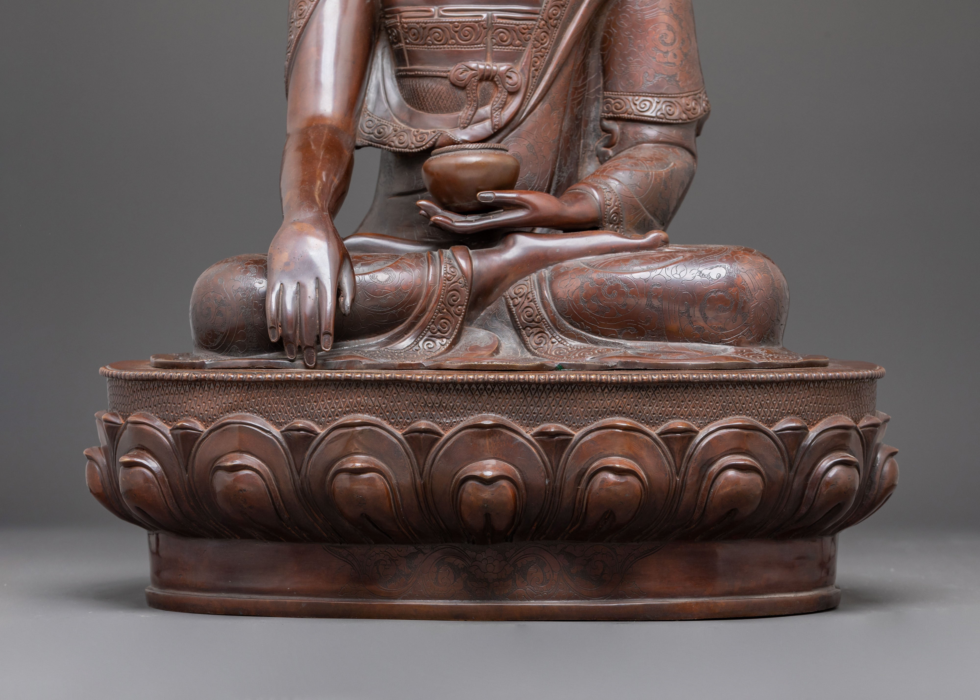 Handmade Tibetan Shakyamuni Buddha Figurine