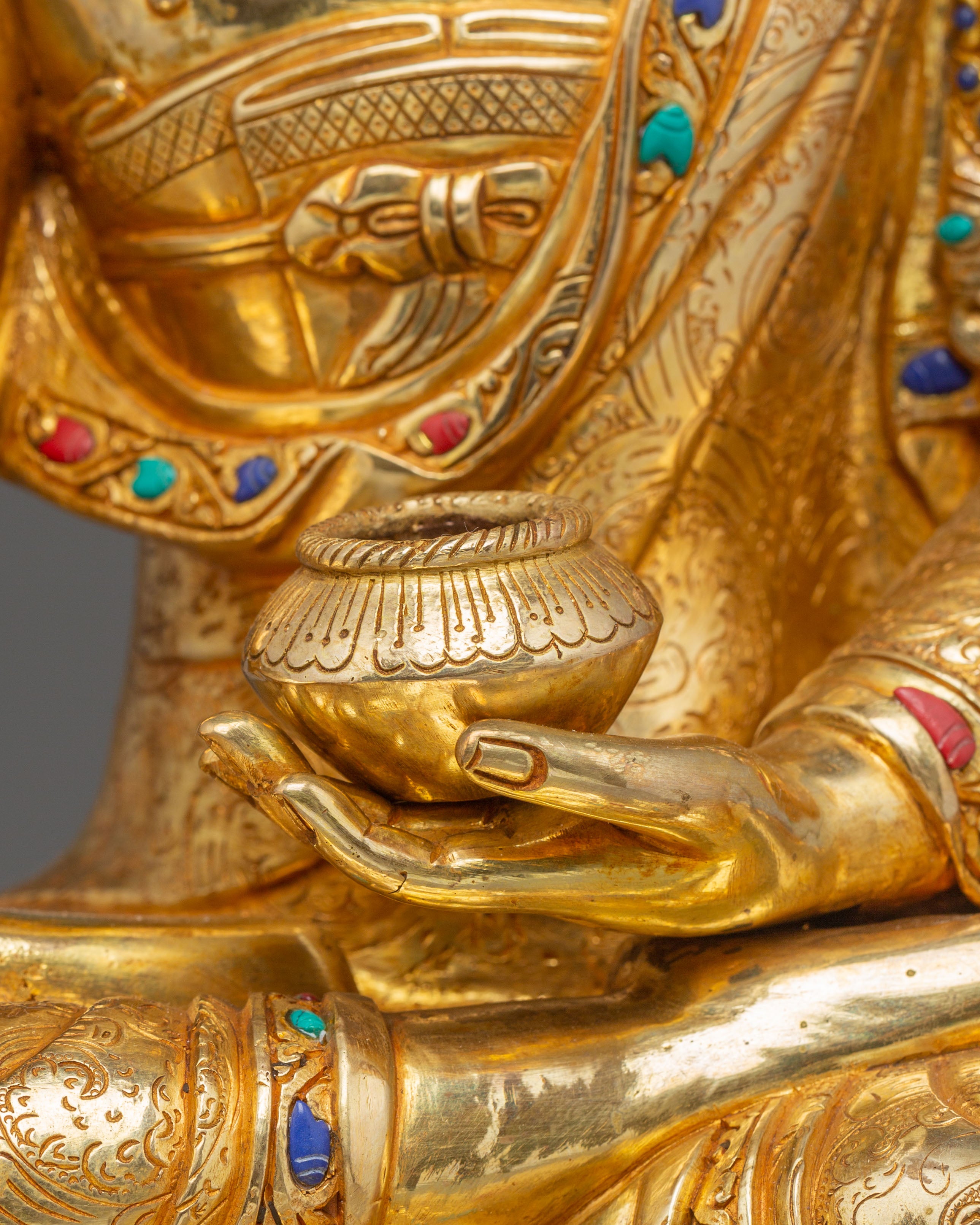 Shakyamuni Buddha Figurine, Wisdom Guide | Himalayan Nepali Crafted Icon