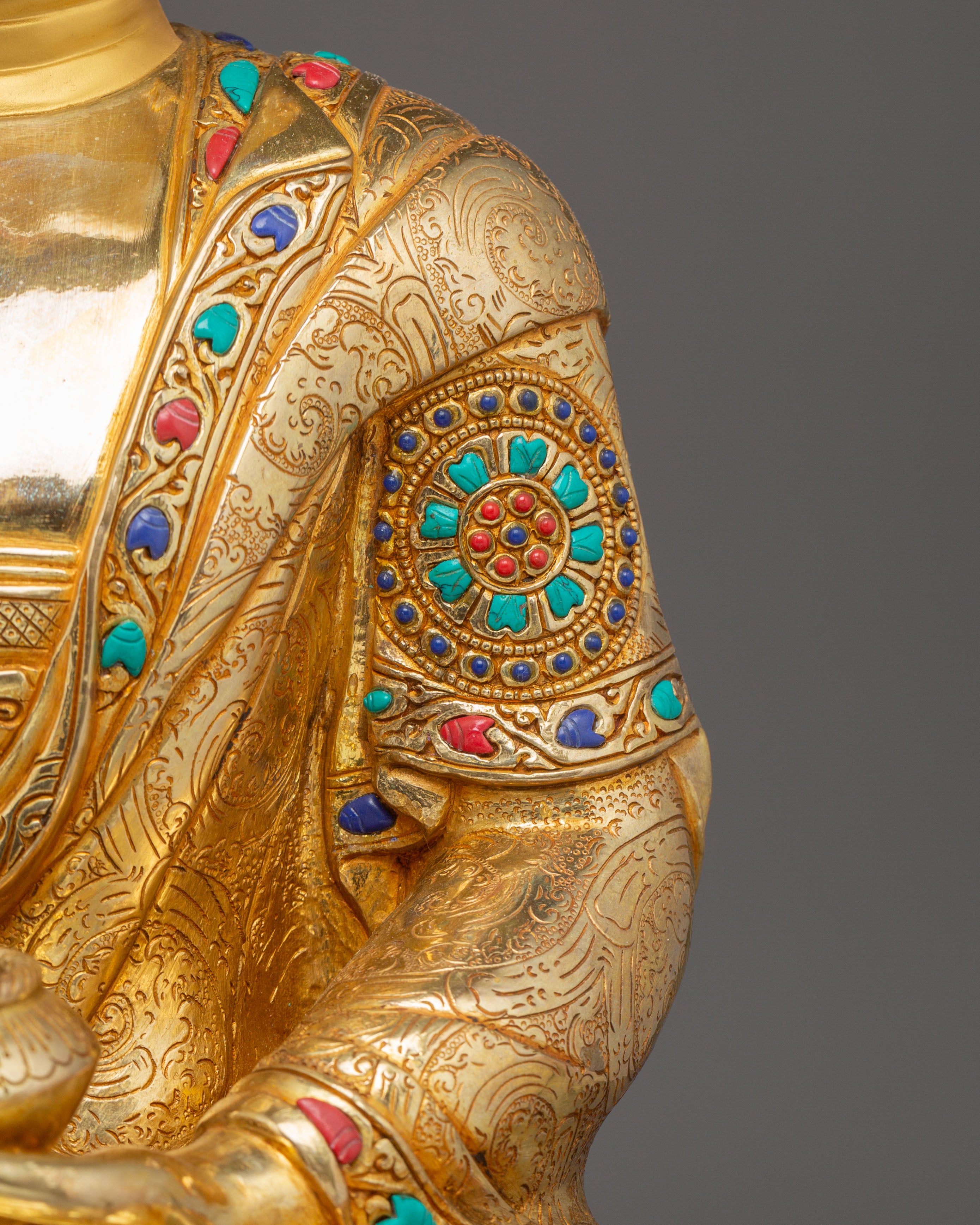 Shakyamuni Buddha Figurine, Wisdom Guide | Himalayan Nepali Crafted Icon