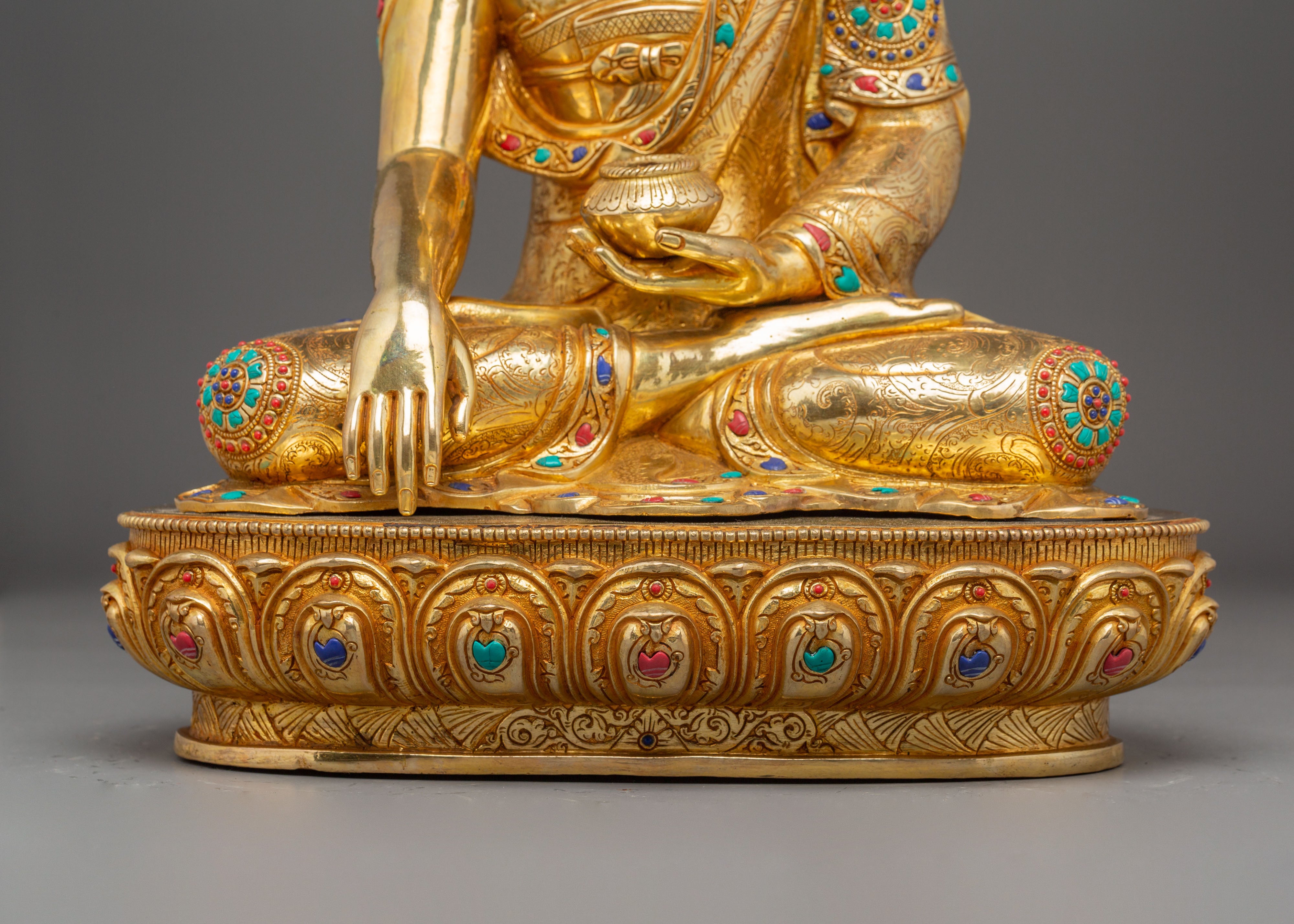 Shakyamuni Buddha Figurine, Wisdom Guide | Himalayan Nepali Crafted Icon