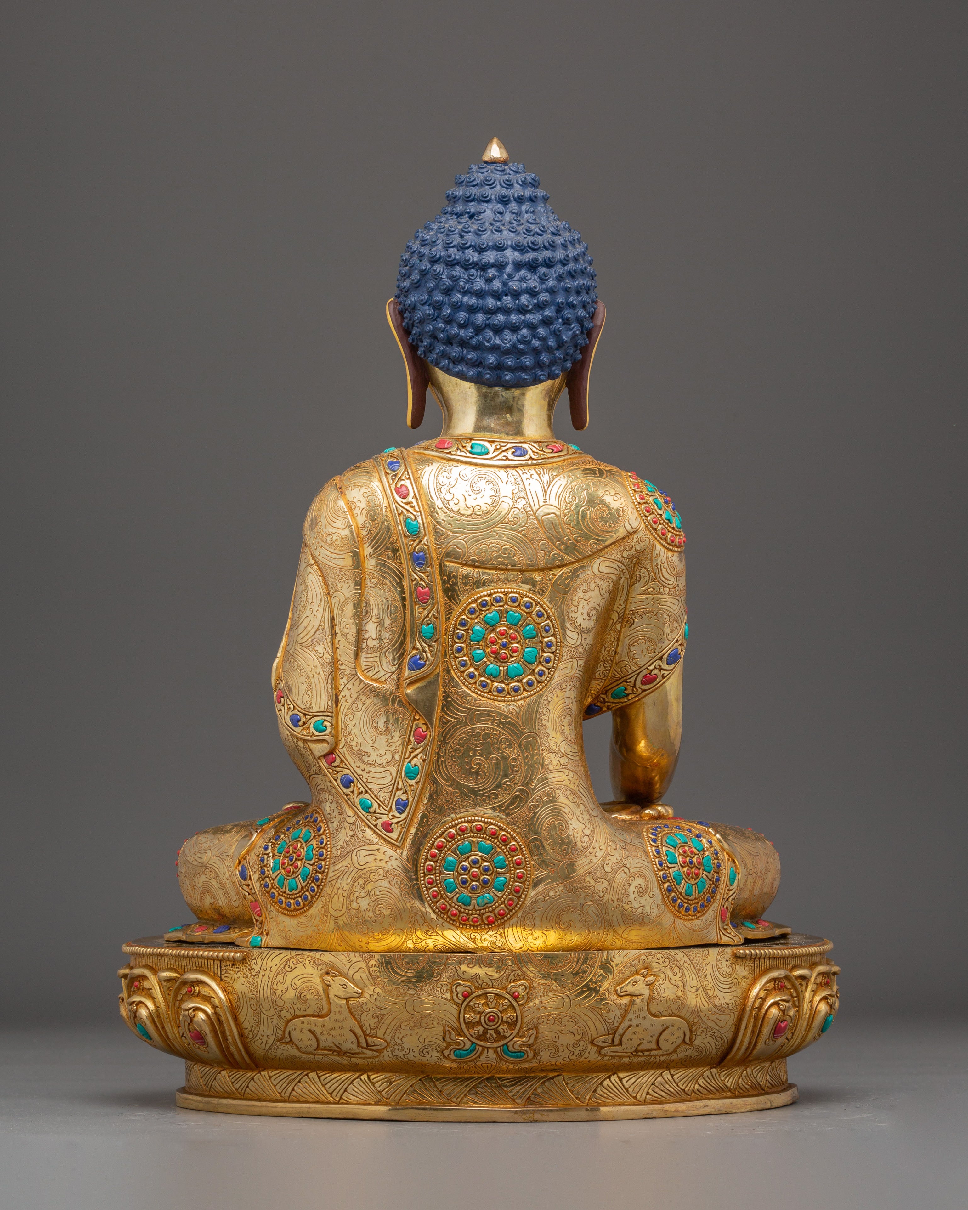 Shakyamuni Buddha Figurine, Wisdom Guide | Himalayan Nepali Crafted Icon