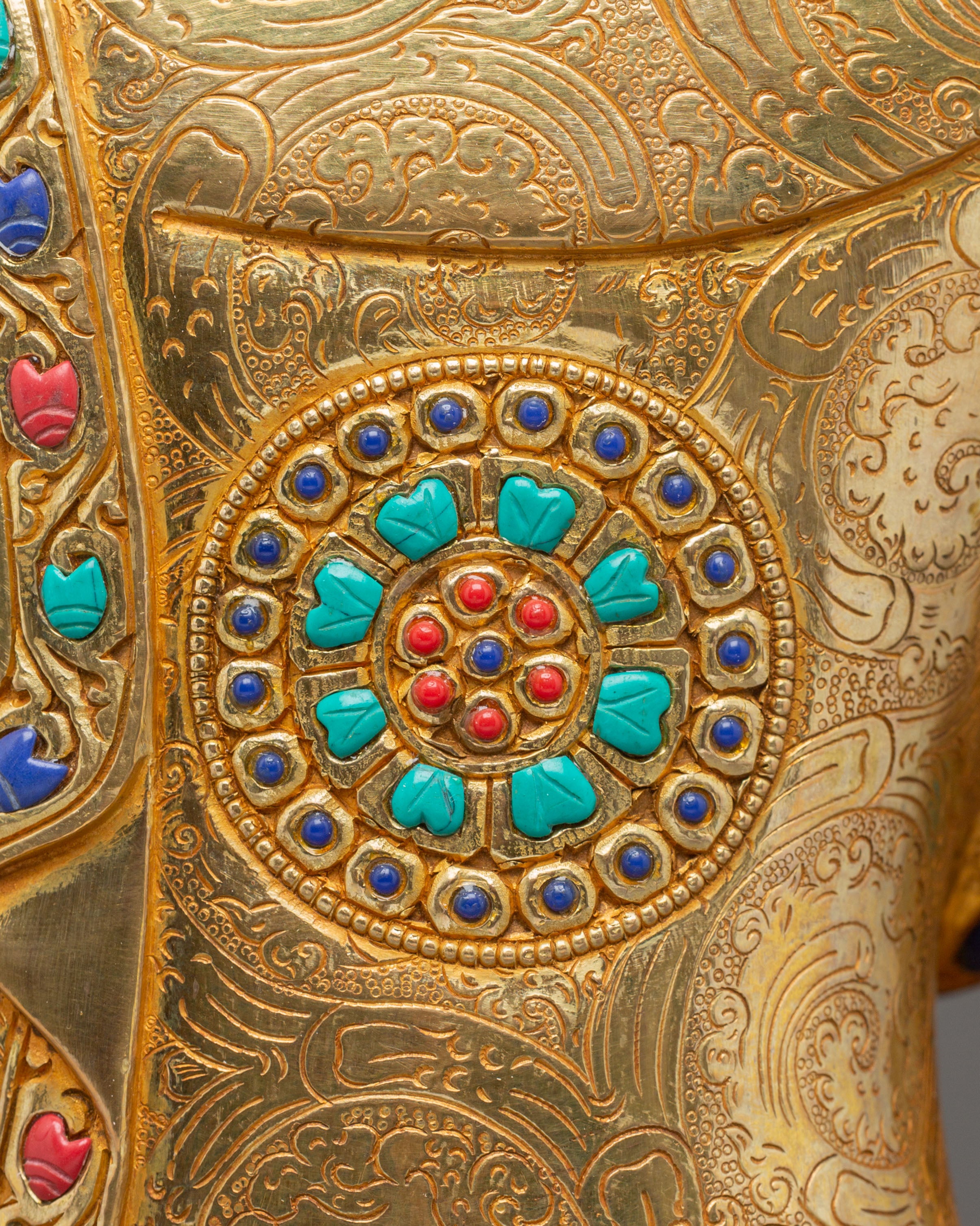 Shakyamuni Buddha Figurine, Wisdom Guide | Himalayan Nepali Crafted Icon