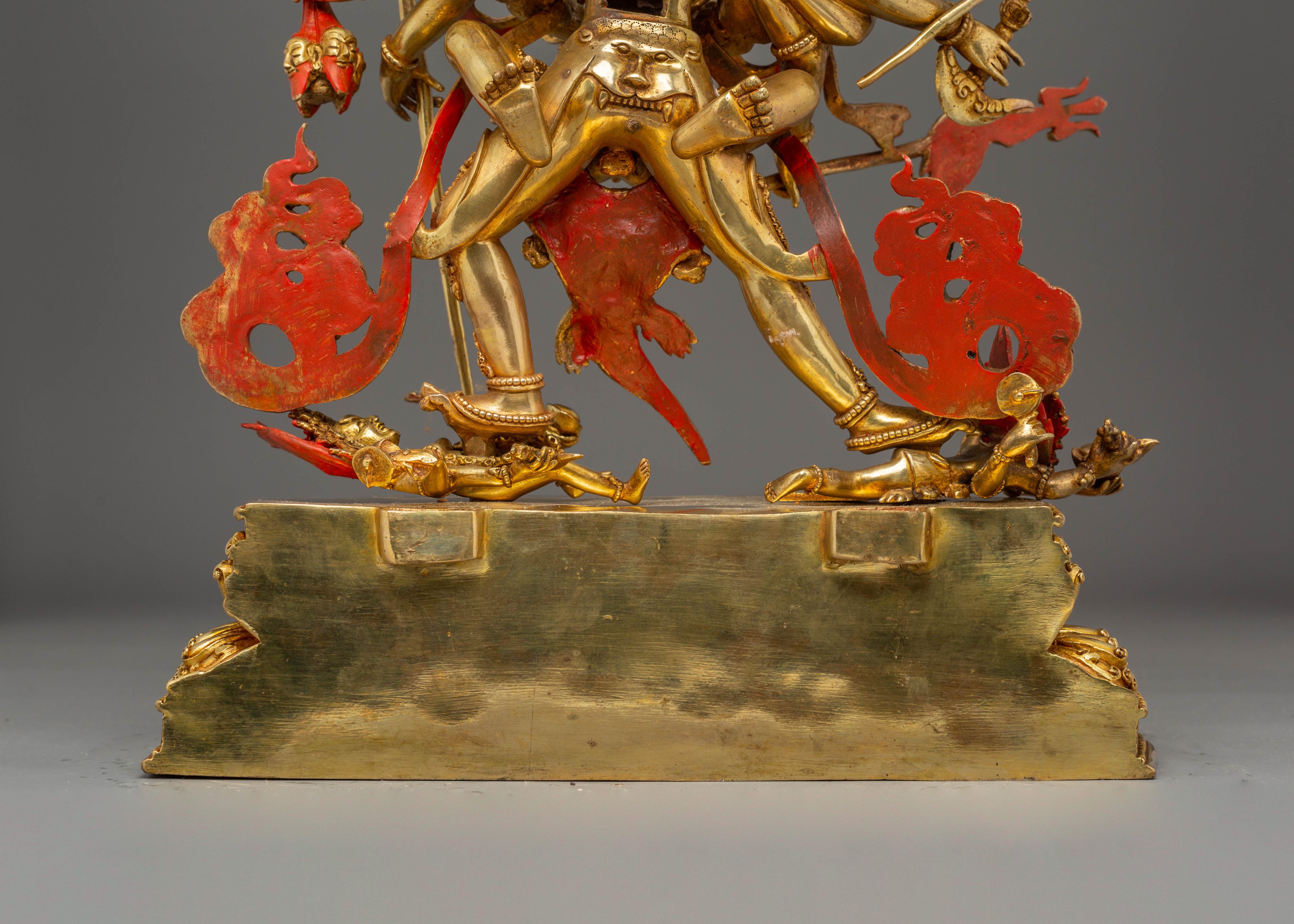 Chakrasambhara with Consort Gold and Copper Statue