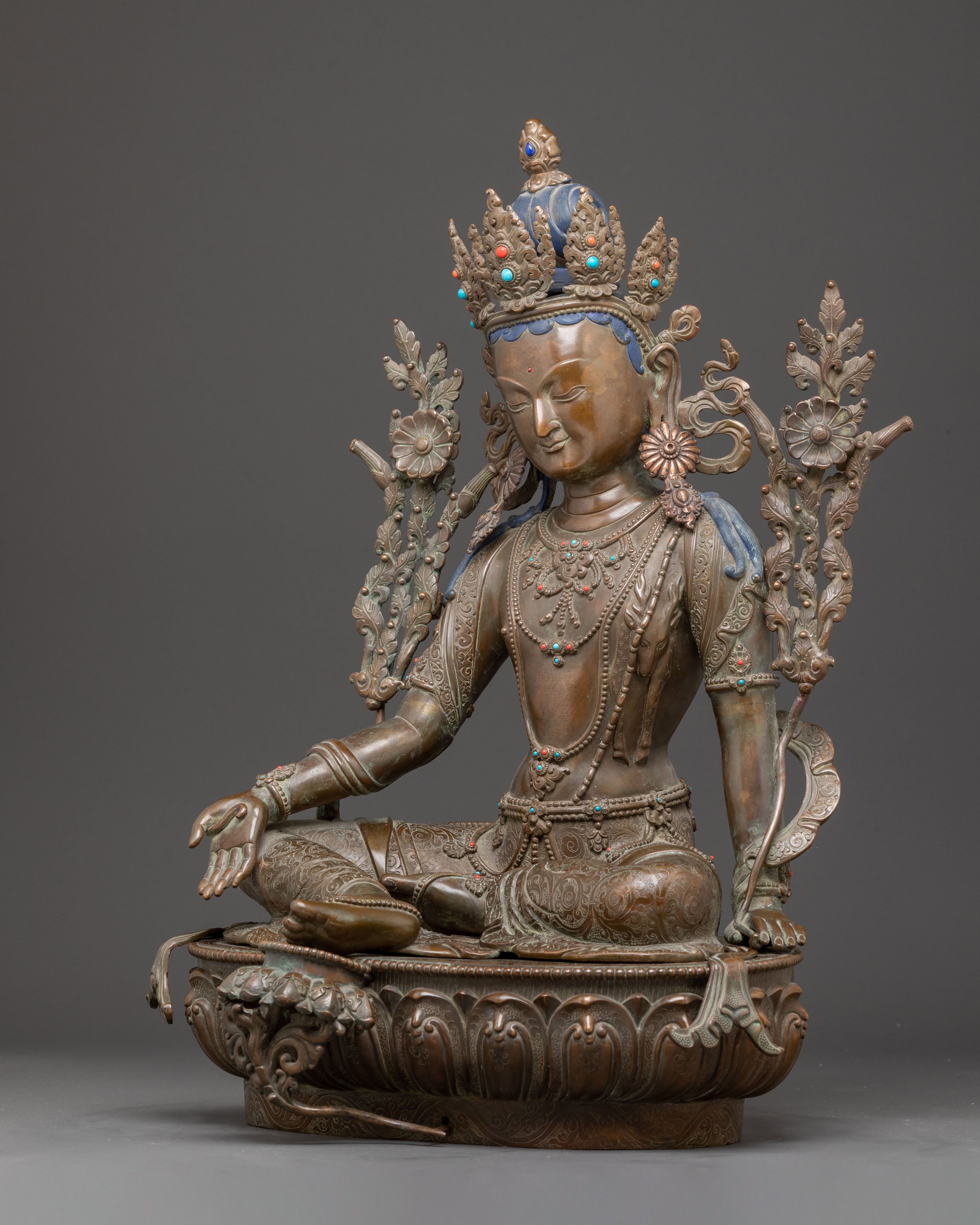 Statue of Lokeshwor: The Compassionate Bodhisattva