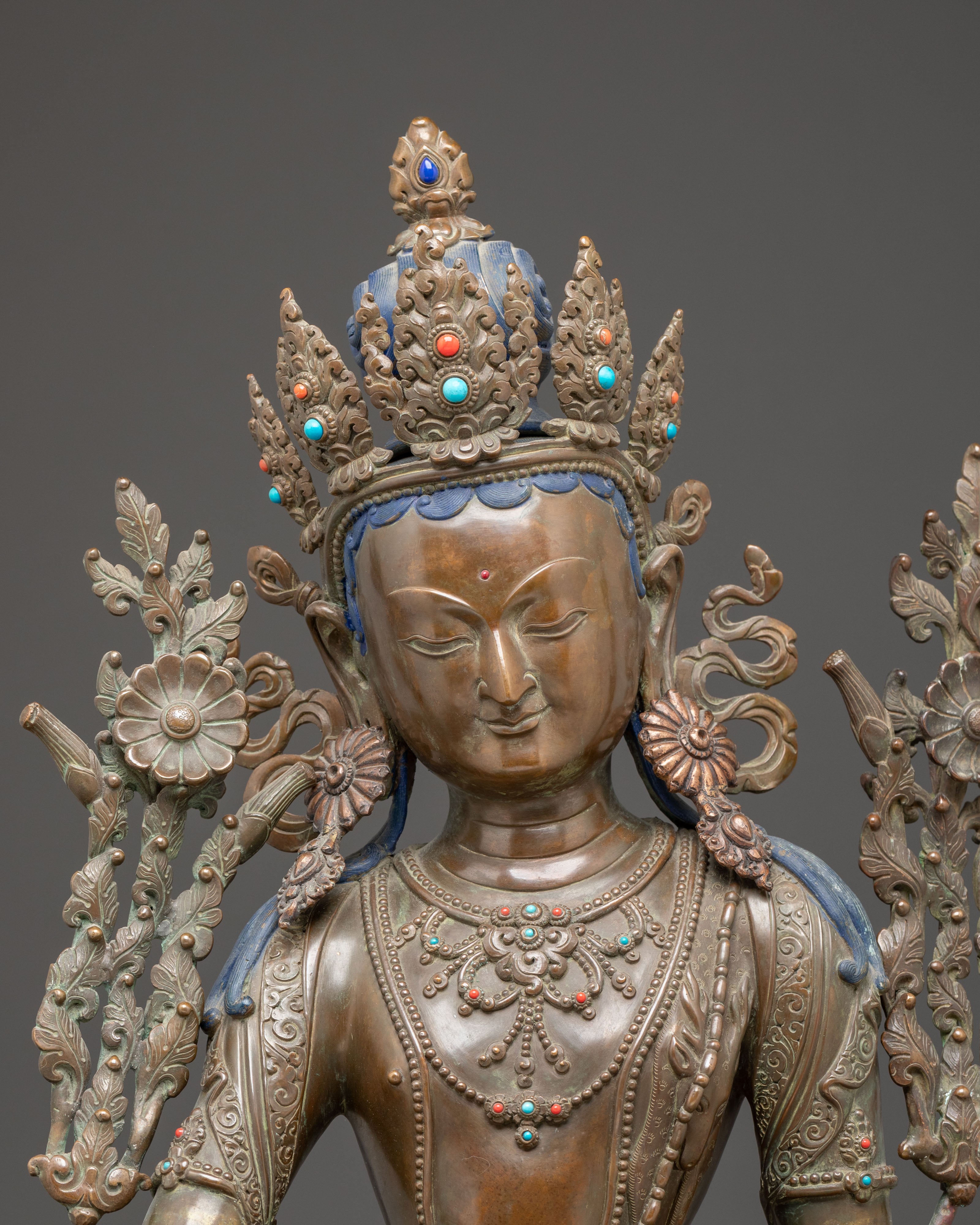 Statue of Lokeshwor: The Compassionate Bodhisattva