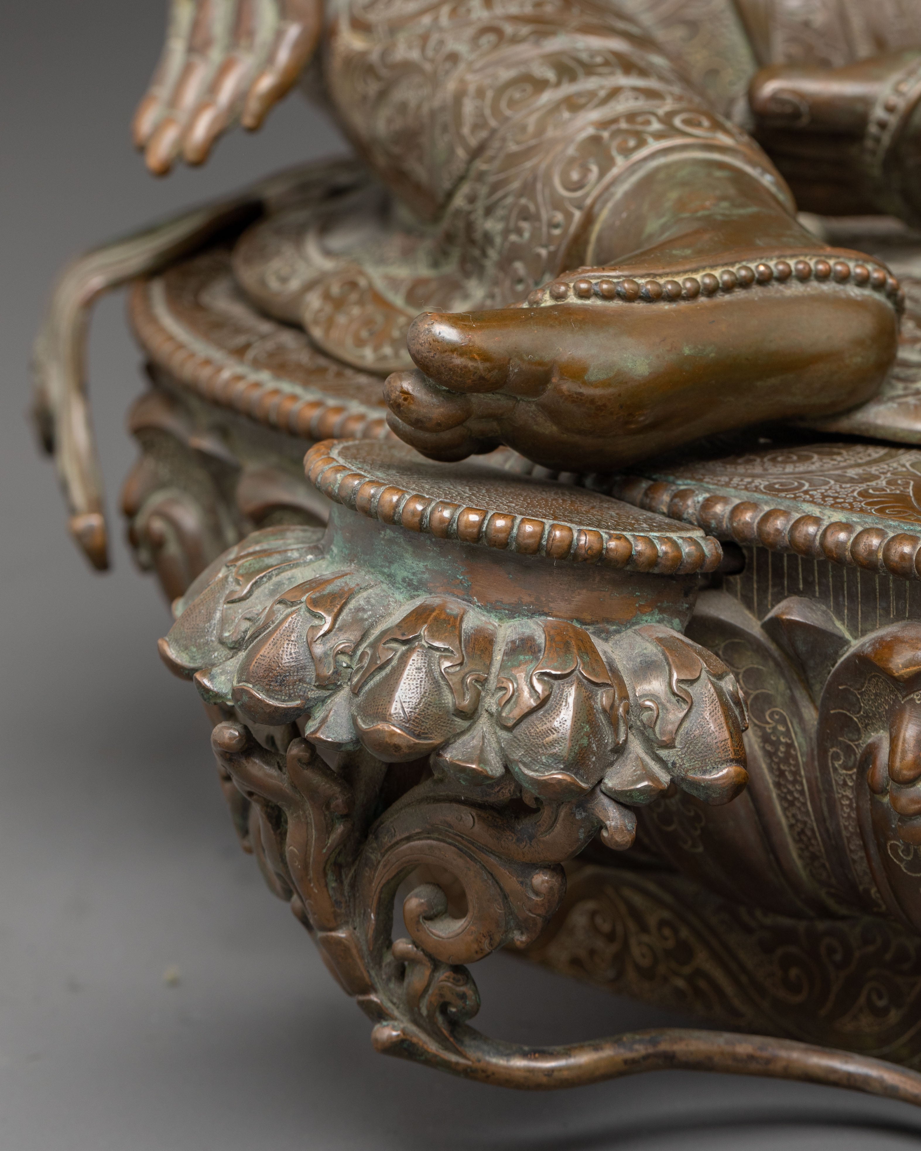 Statue of Lokeshwor: The Compassionate Bodhisattva