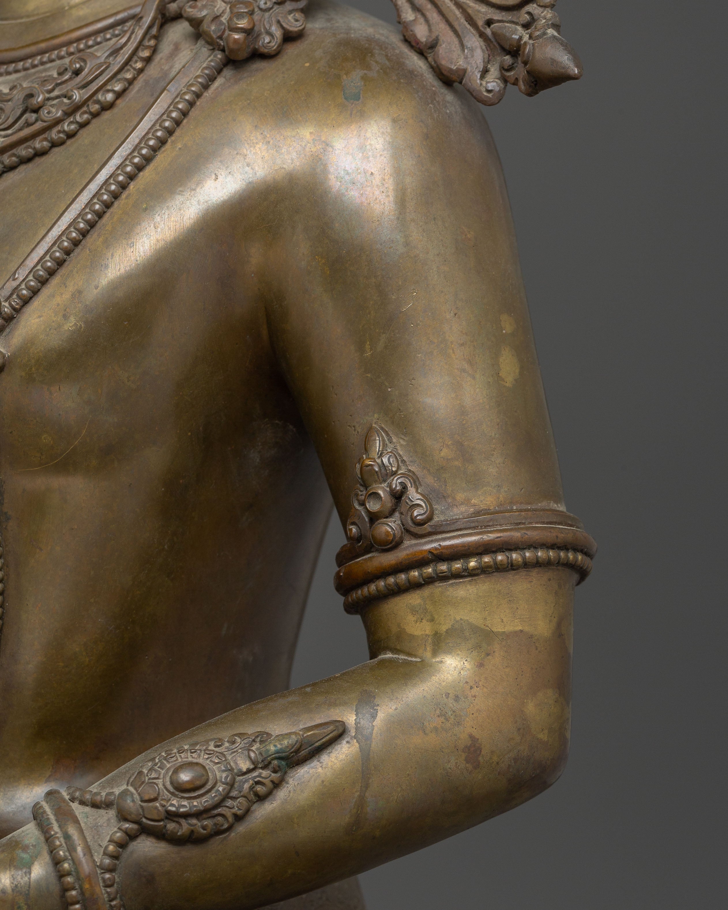 Nepalese Copper Statue of Shakyamuni Buddha | The Awakened One