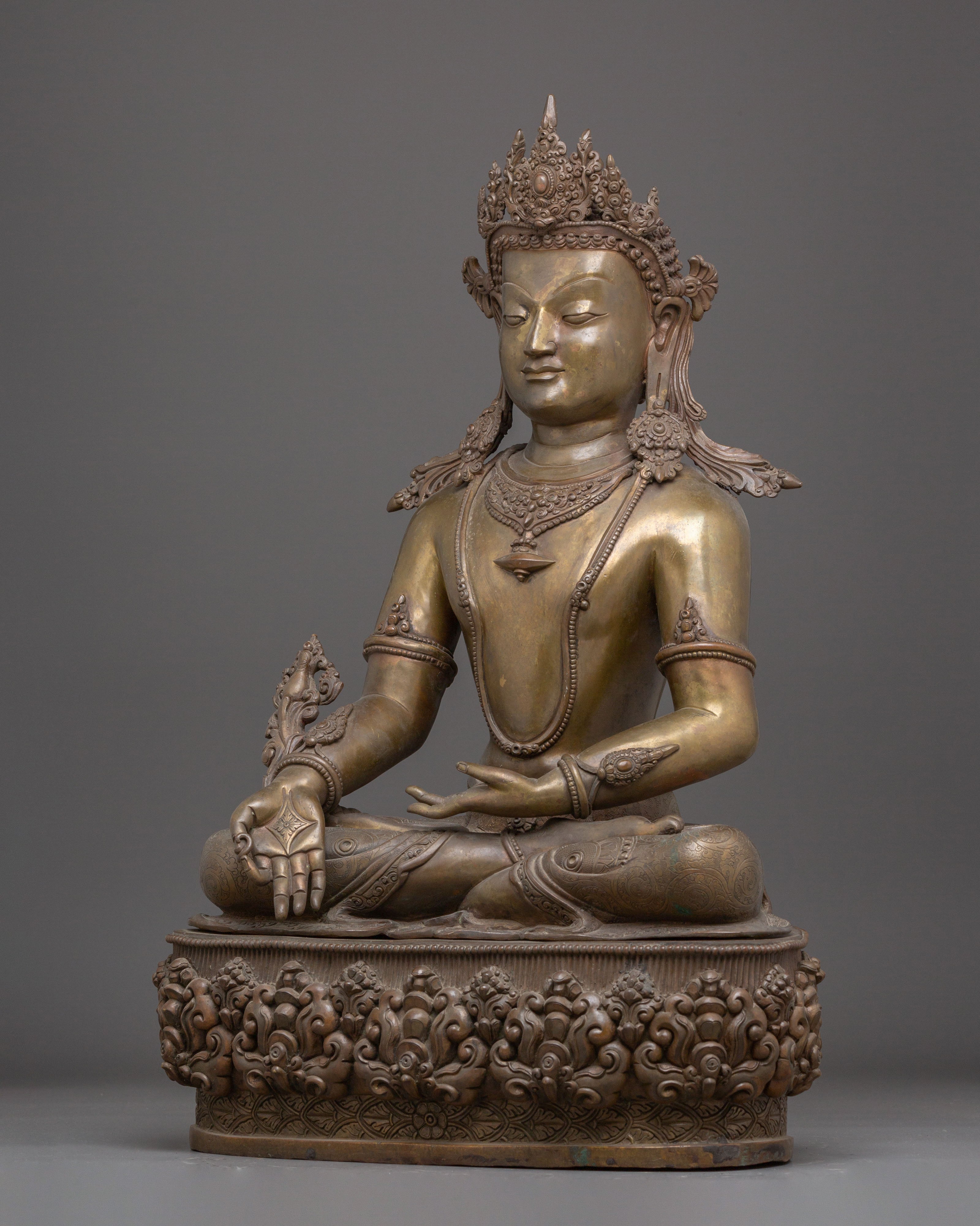 Statue of Medicine Buddha: Divine Spiritual Healing