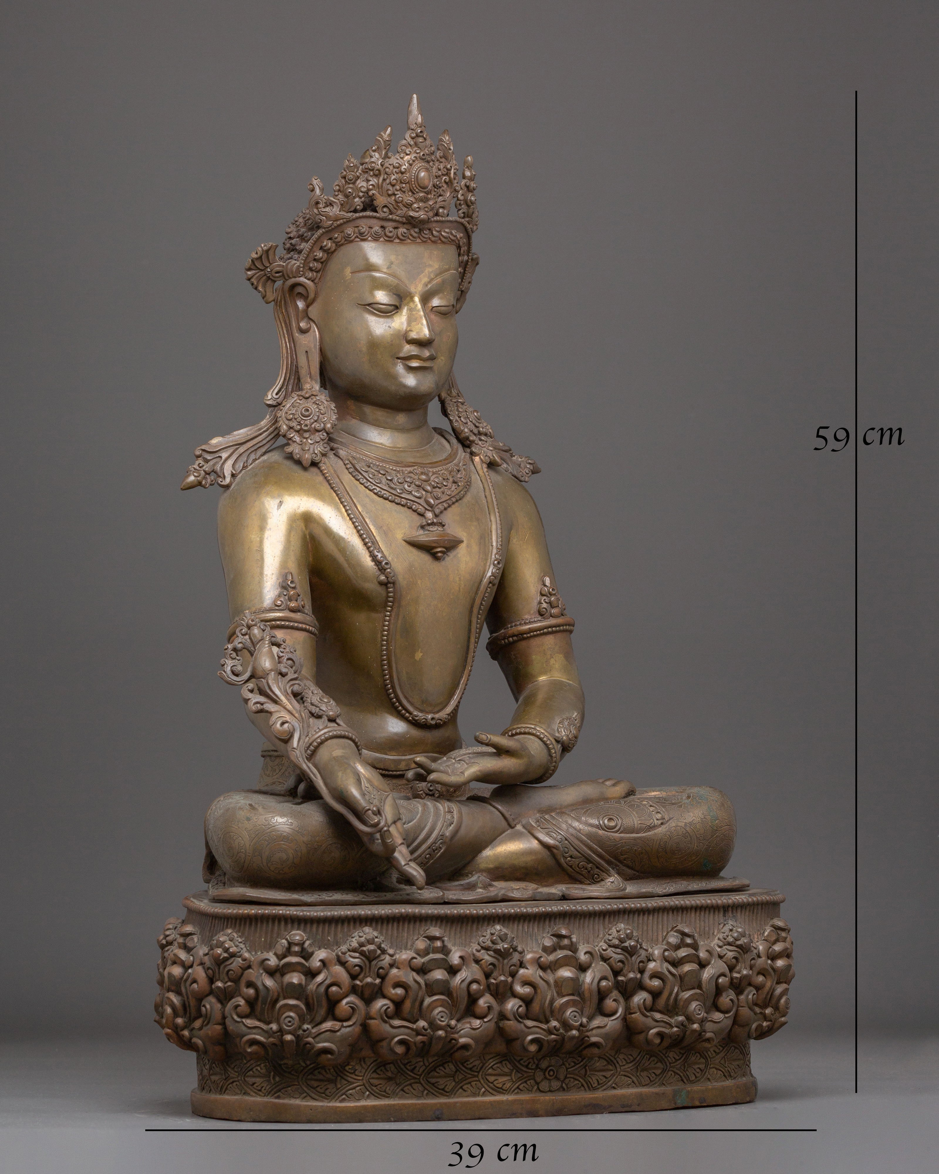Statue of Medicine Buddha: Divine Spiritual Healing