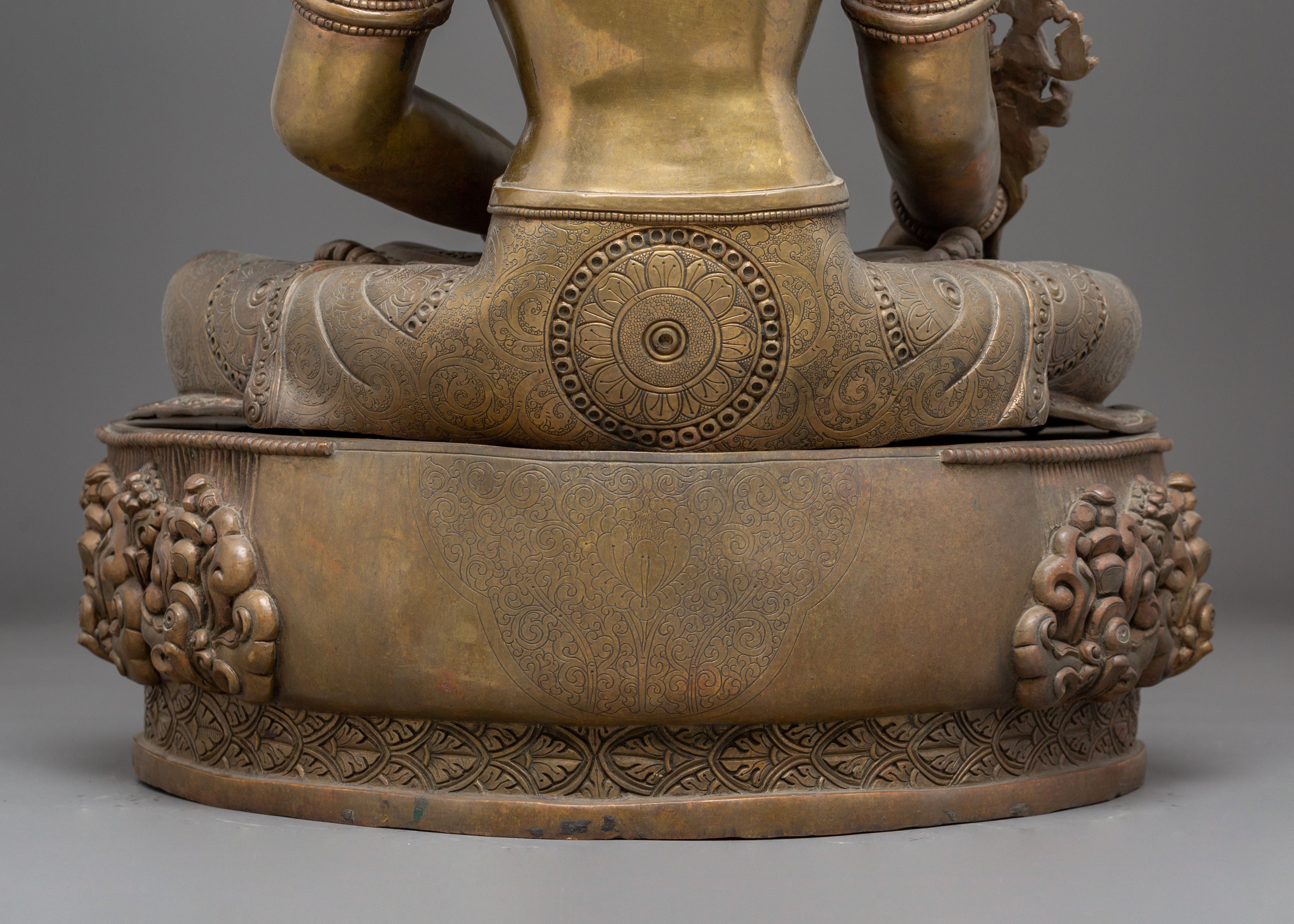 Statue of Medicine Buddha: Divine Spiritual Healing