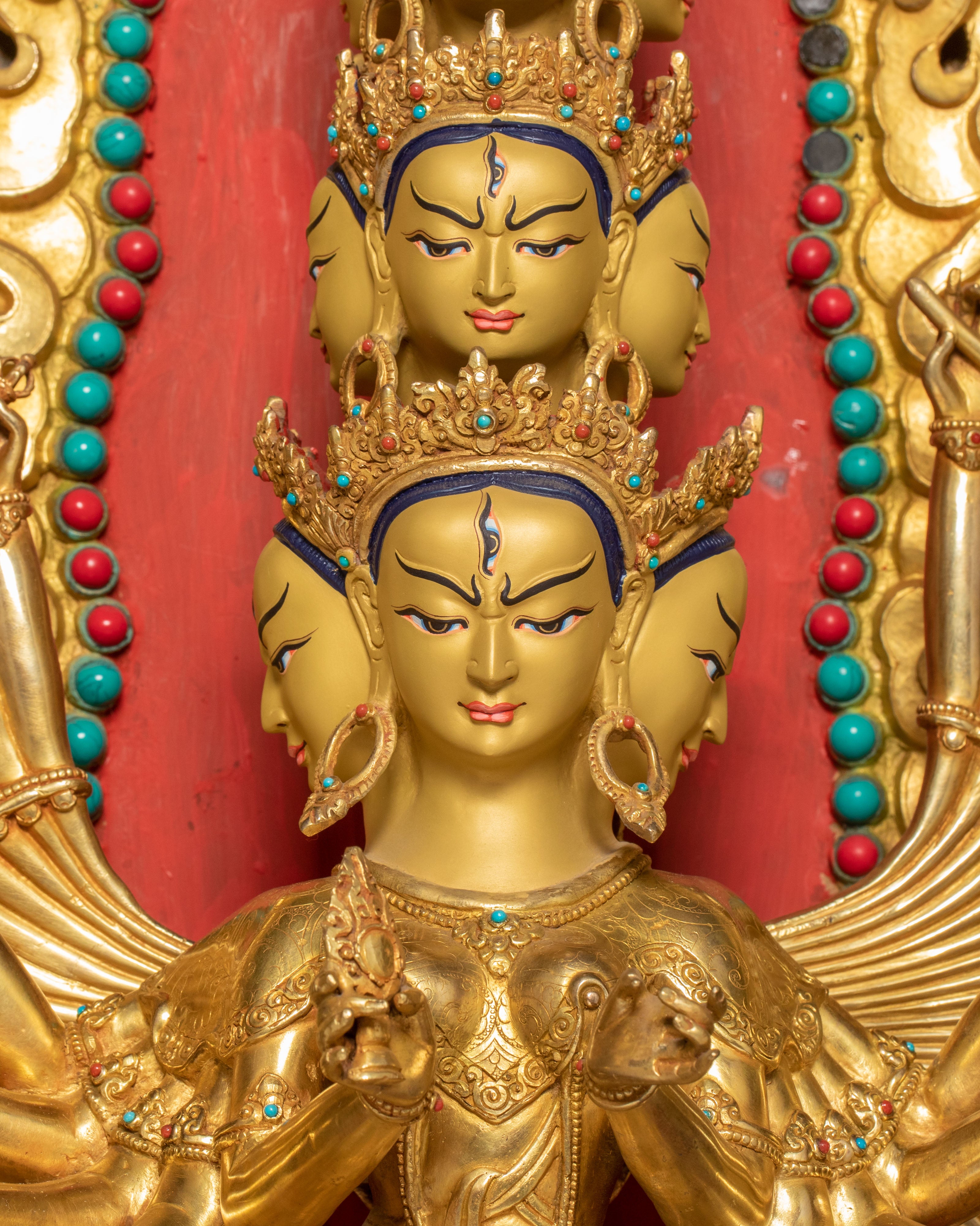 Majestic Life-Size 1000 Armed Dukar Statue | Art of Sitatapatra