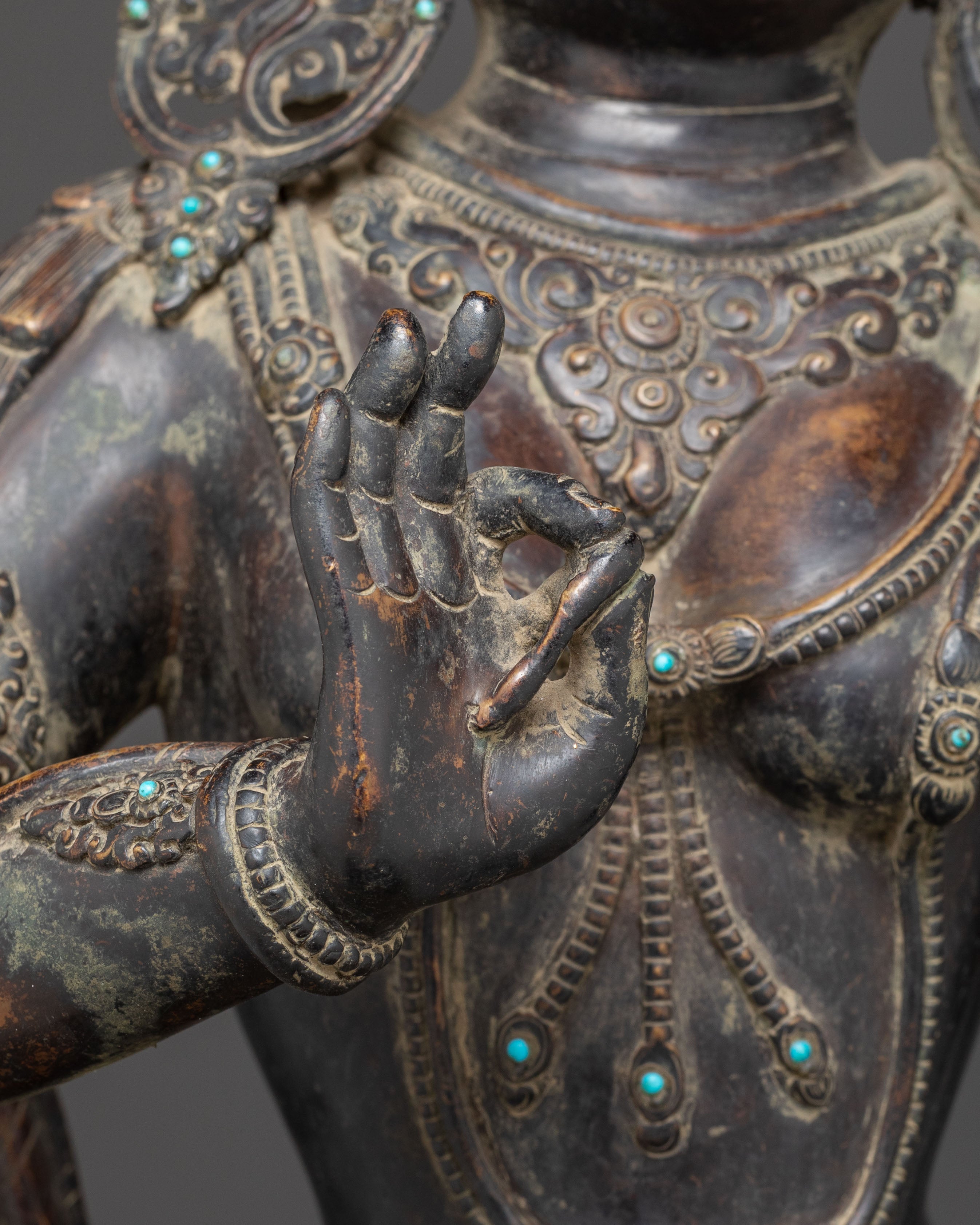 Himalayan Standing Tara Artwork | Compassionate Tibetan Deity