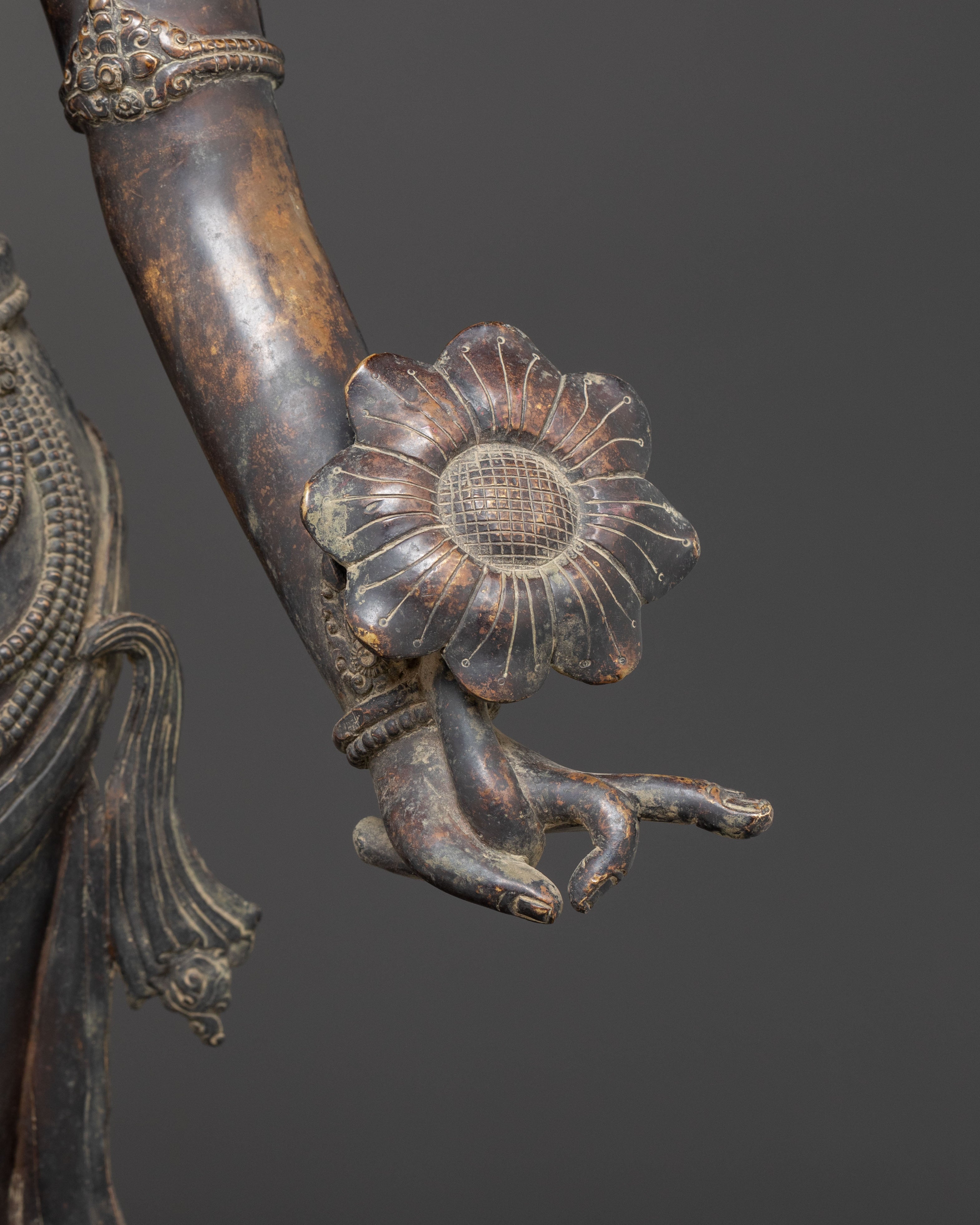 Himalayan Standing Tara Artwork | Compassionate Tibetan Deity