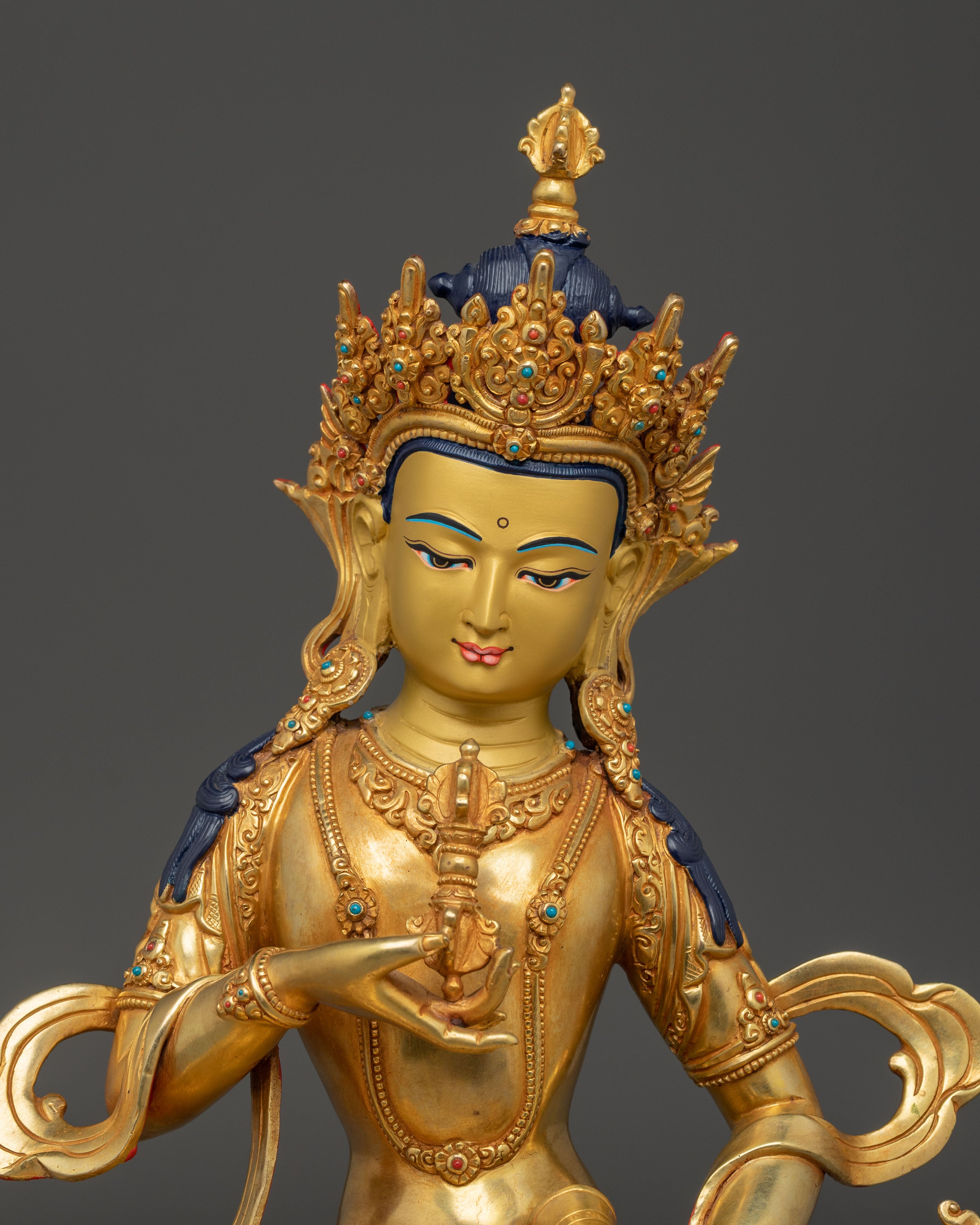 Golden Statue of Vajrasattva: Embodiment of Purification