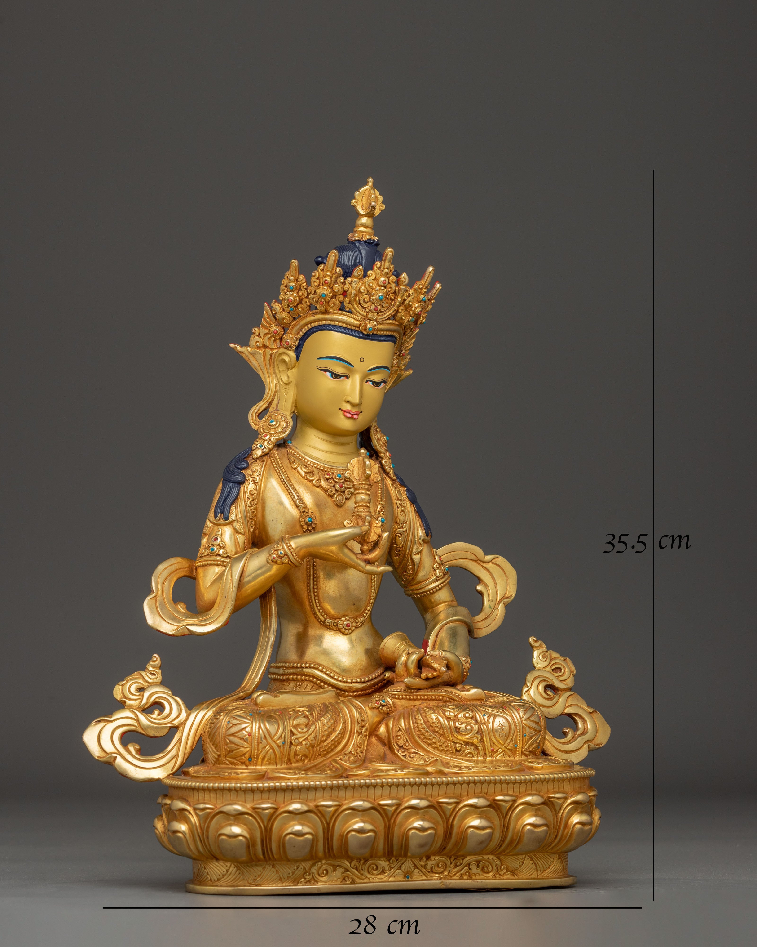 Golden Statue of Vajrasattva: Embodiment of Purification