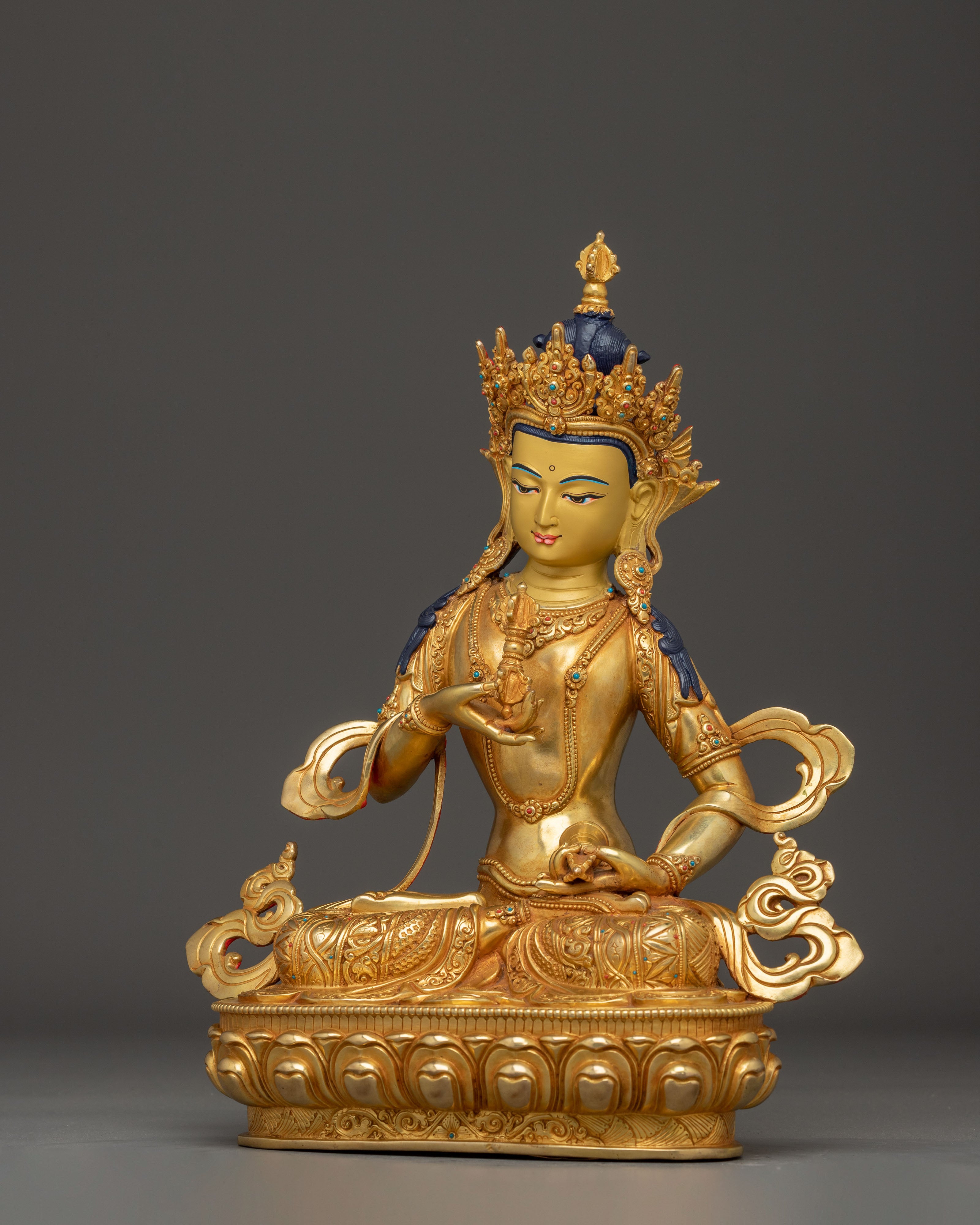 Golden Statue of Vajrasattva: Embodiment of Purification