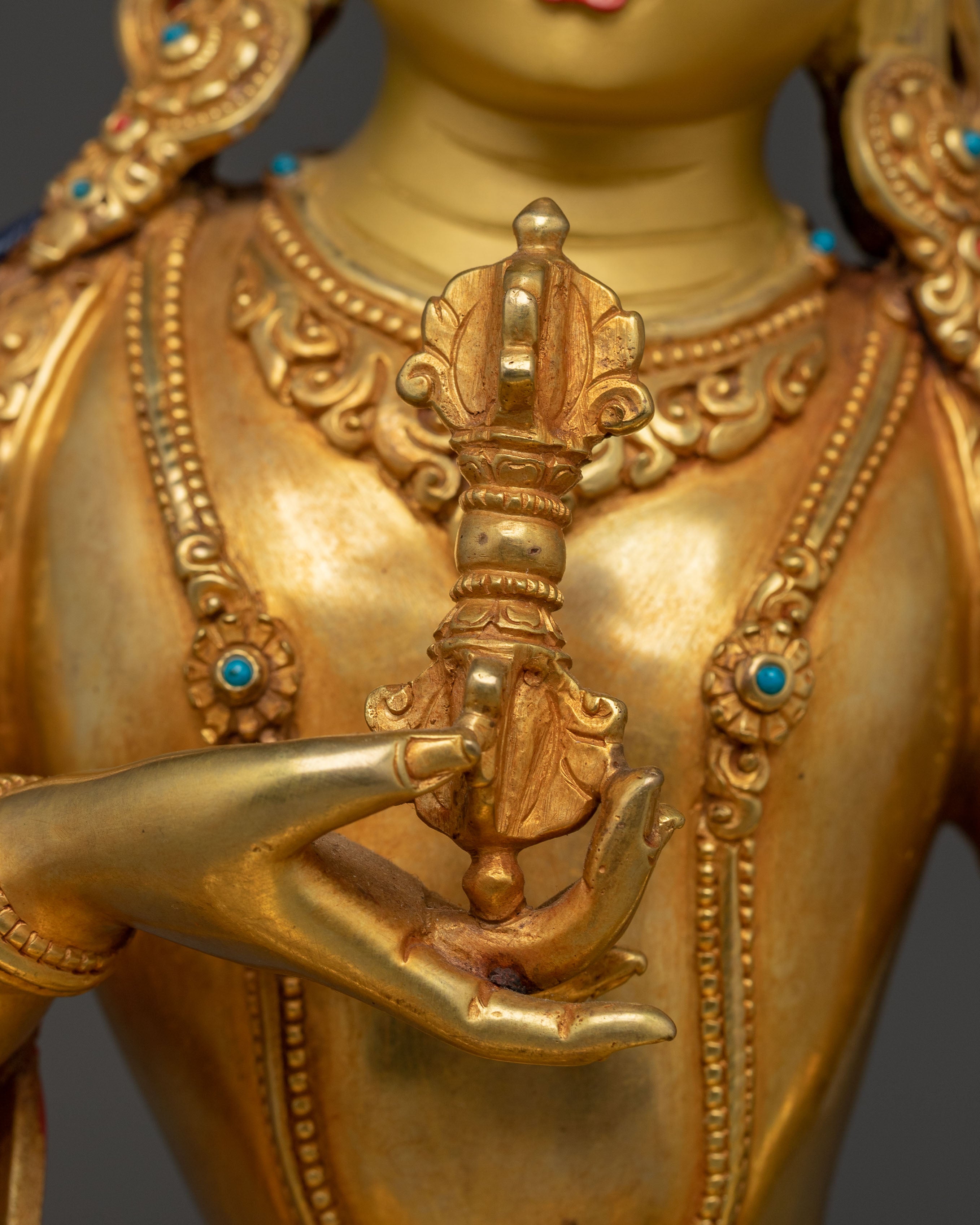 Golden Statue of Vajrasattva: Embodiment of Purification