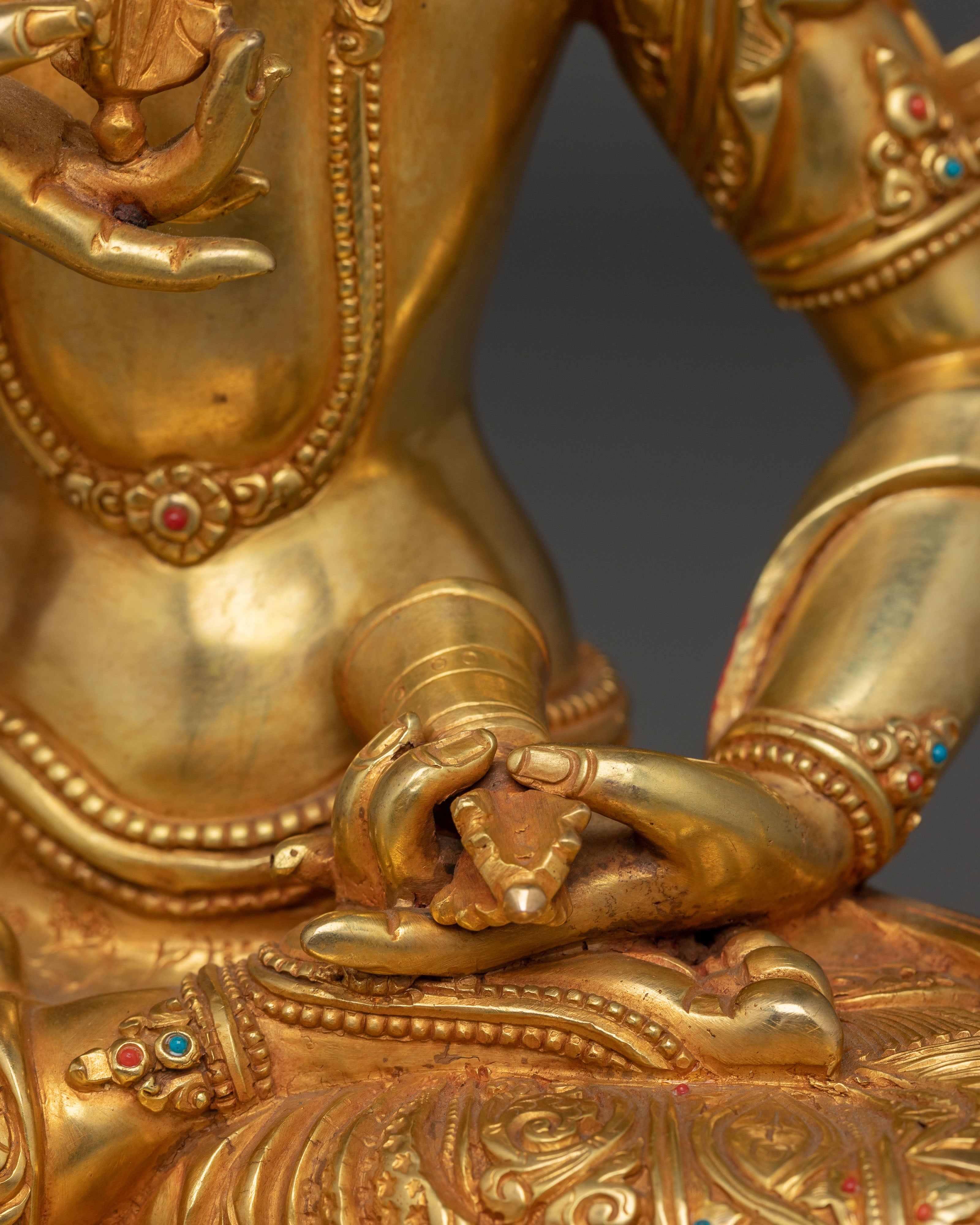 Golden Statue of Vajrasattva: Embodiment of Purification