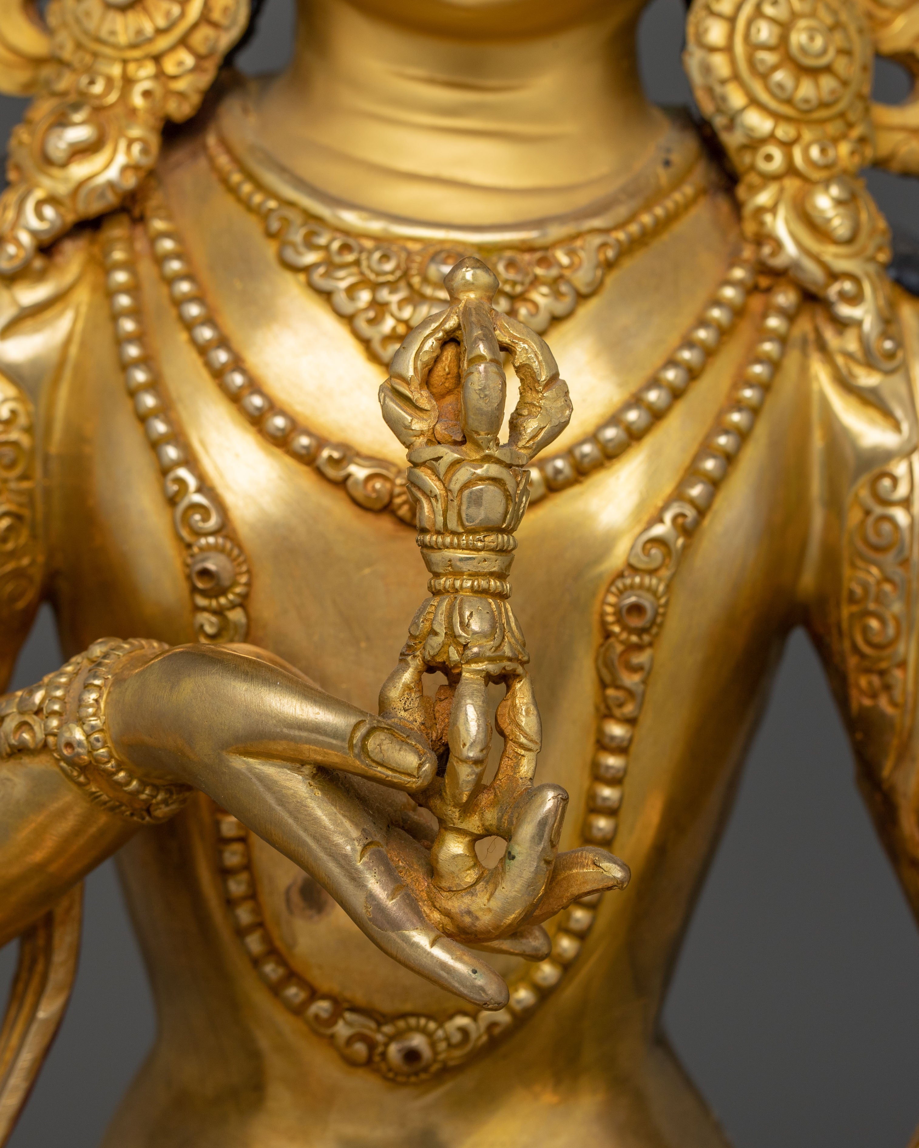 Golden Statue of Dorje Sempa | Purification Symbol Vajrasattva
