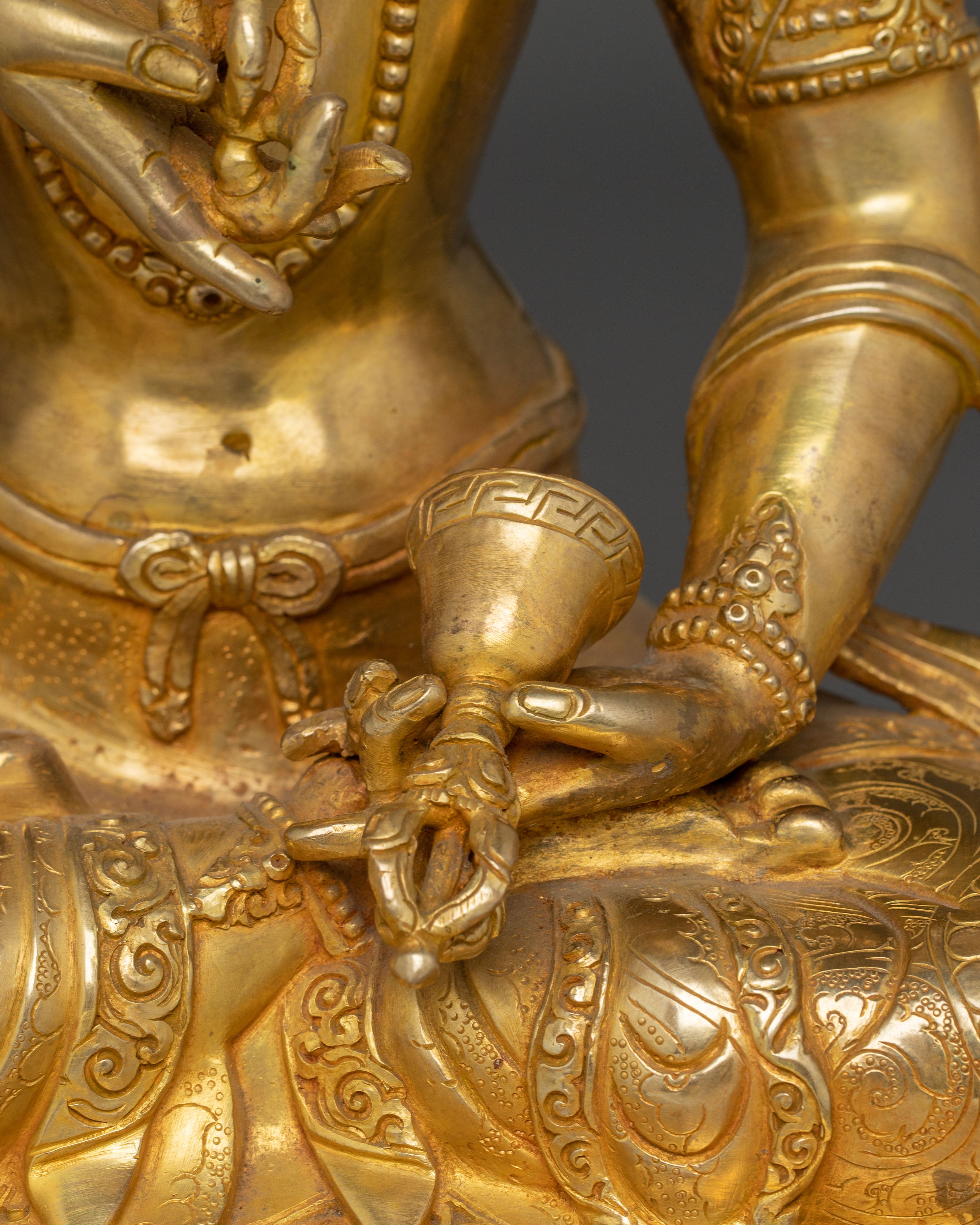 Golden Statue of Dorje Sempa | Purification Symbol Vajrasattva