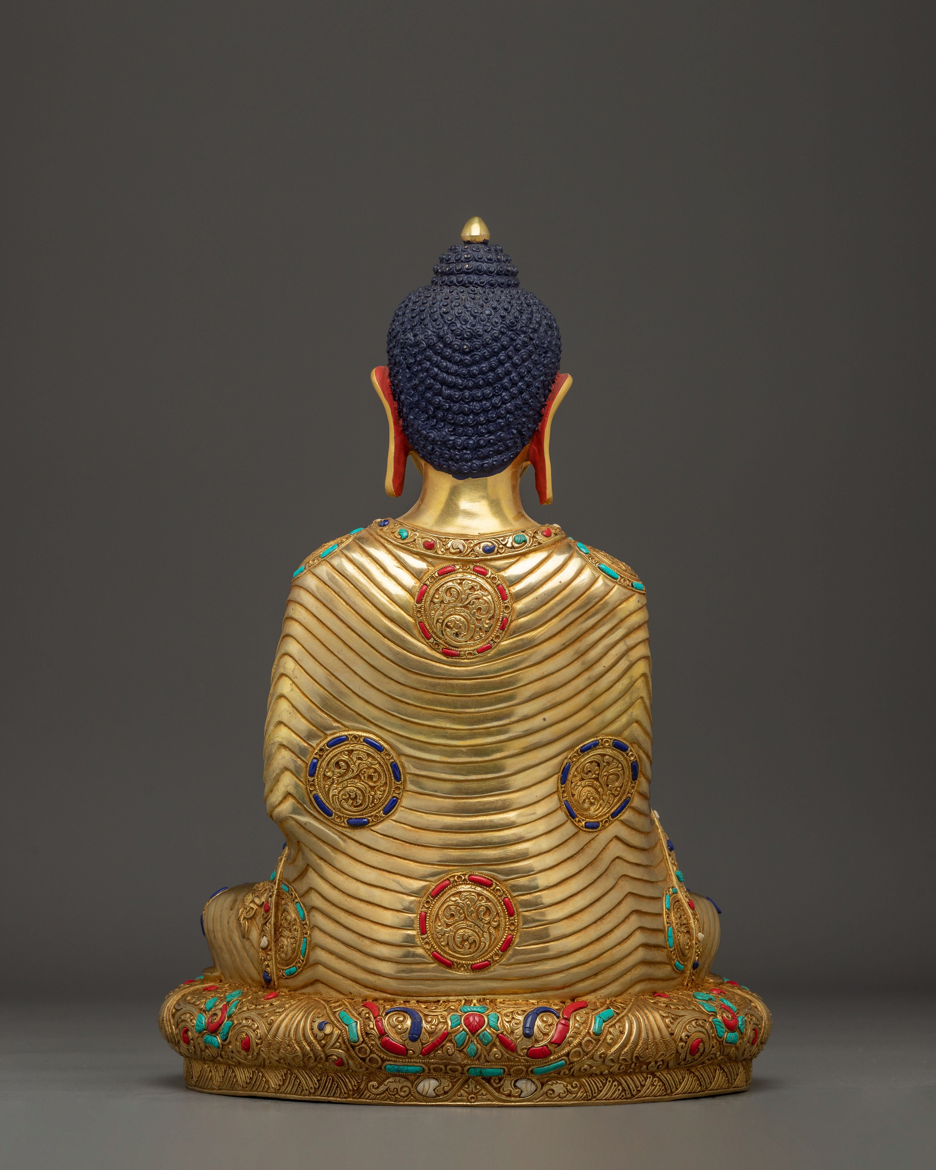 16.5 Inch Shakyamuni Buddha Copper Statue