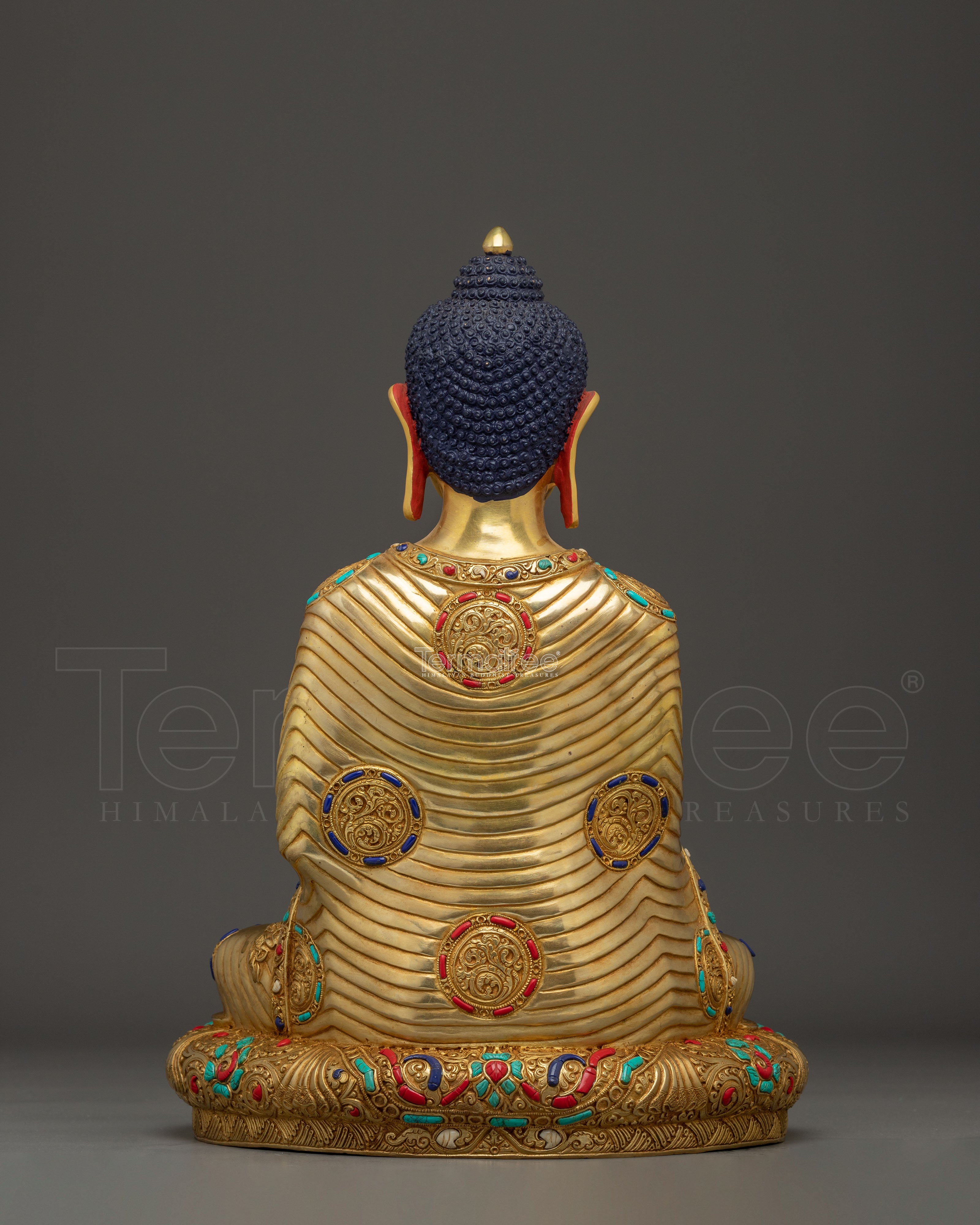 16.5 Inch Shakyamuni Buddha Copper Statue