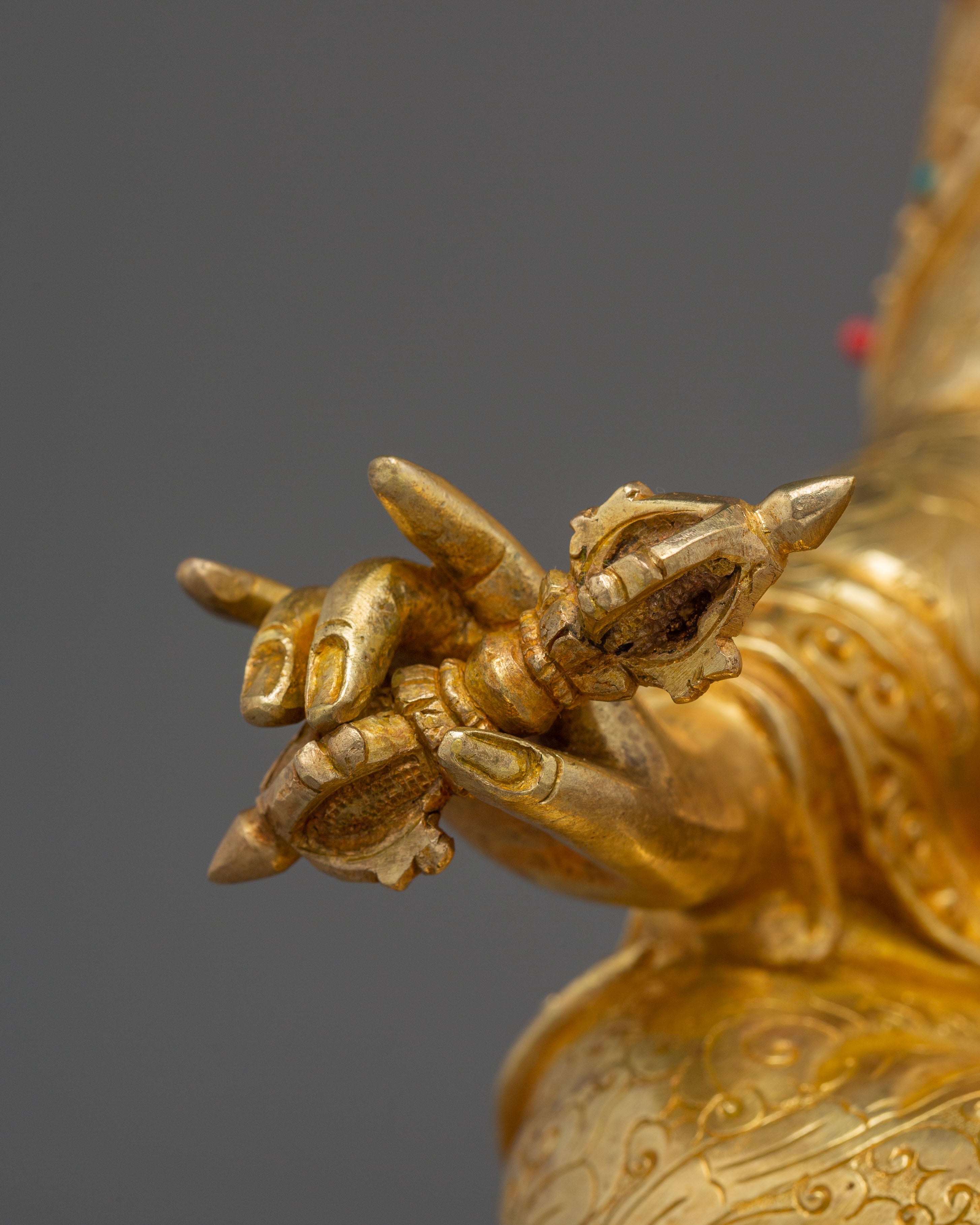 14.6 Inch Statue of Guru Rinpoche | Lotus Born Guru