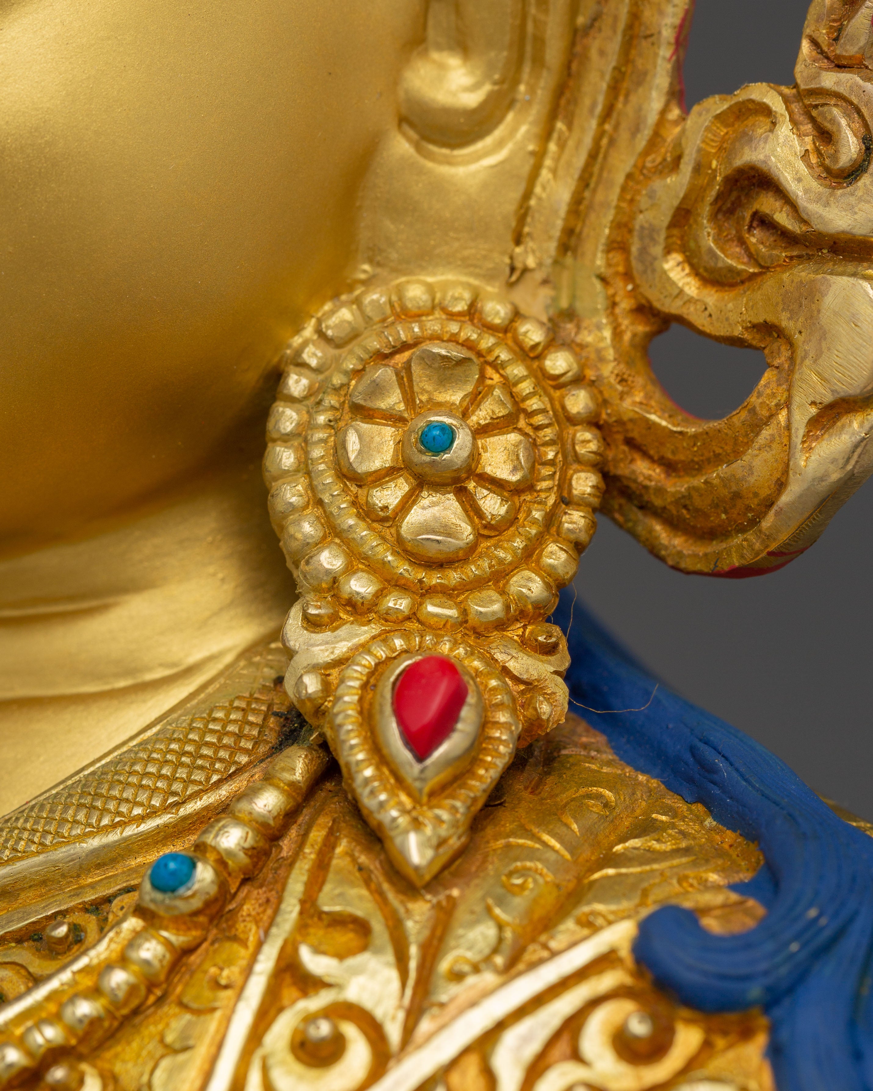 14.6 Inch Statue of Guru Rinpoche | Lotus Born Guru