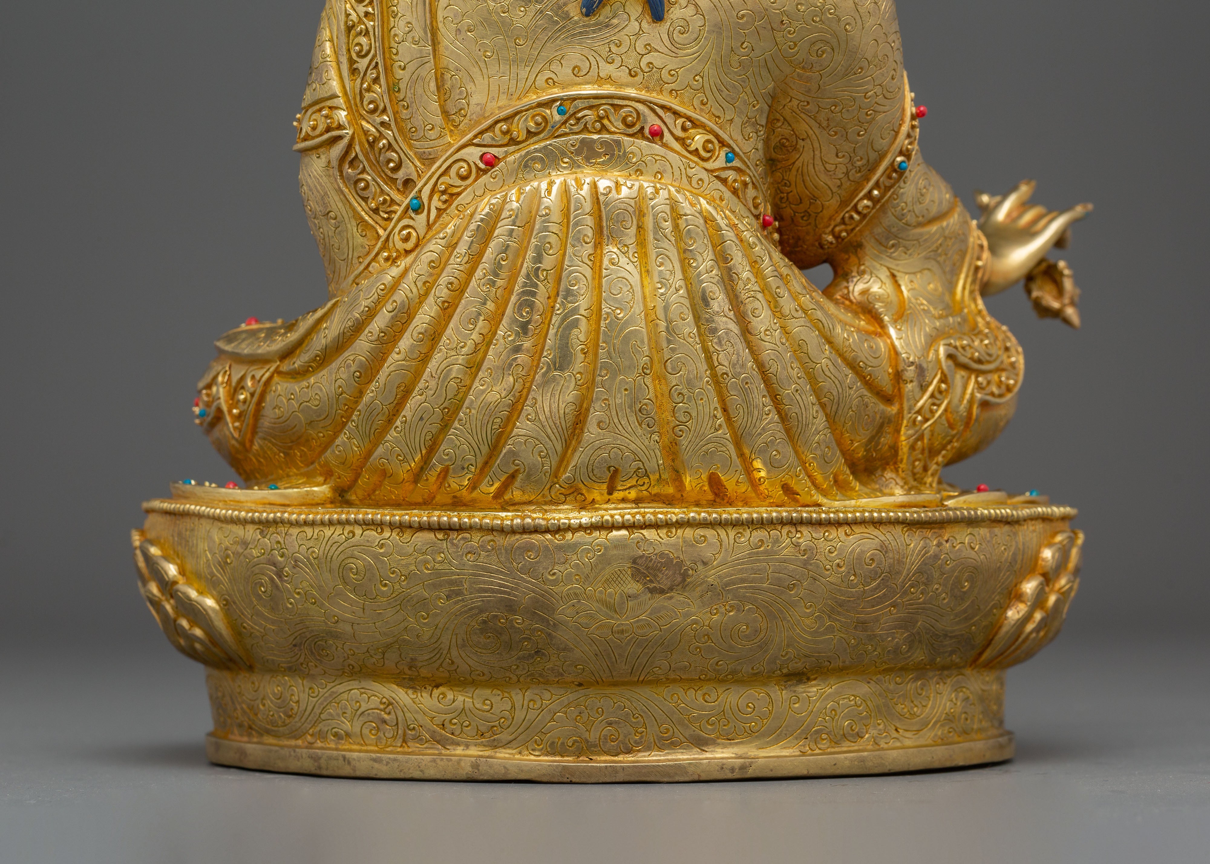 14.6 Inch Statue of Guru Rinpoche | Lotus Born Guru