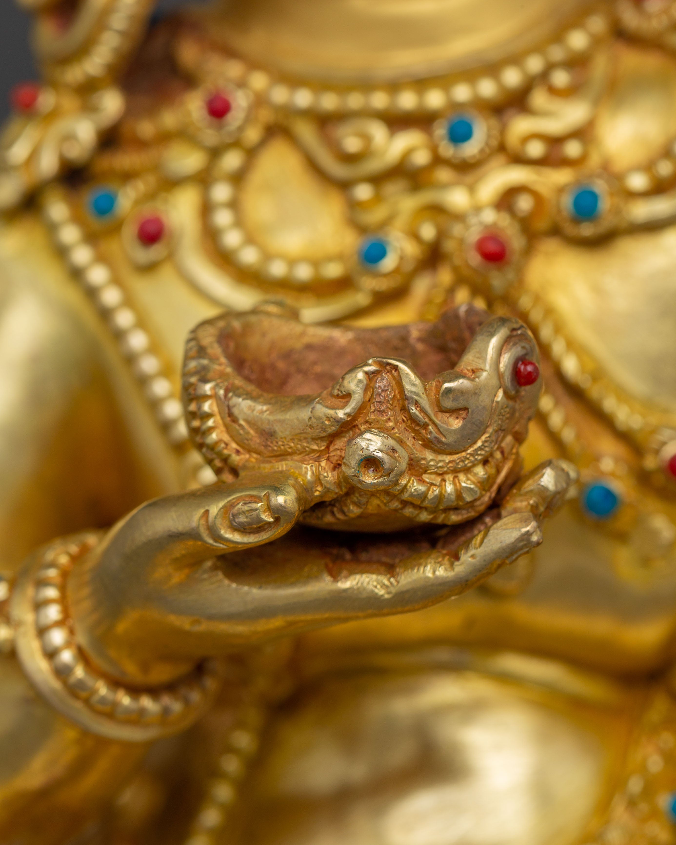 Handcrafted Virupa Mahasiddha Art - Buddhist Master Sculpture