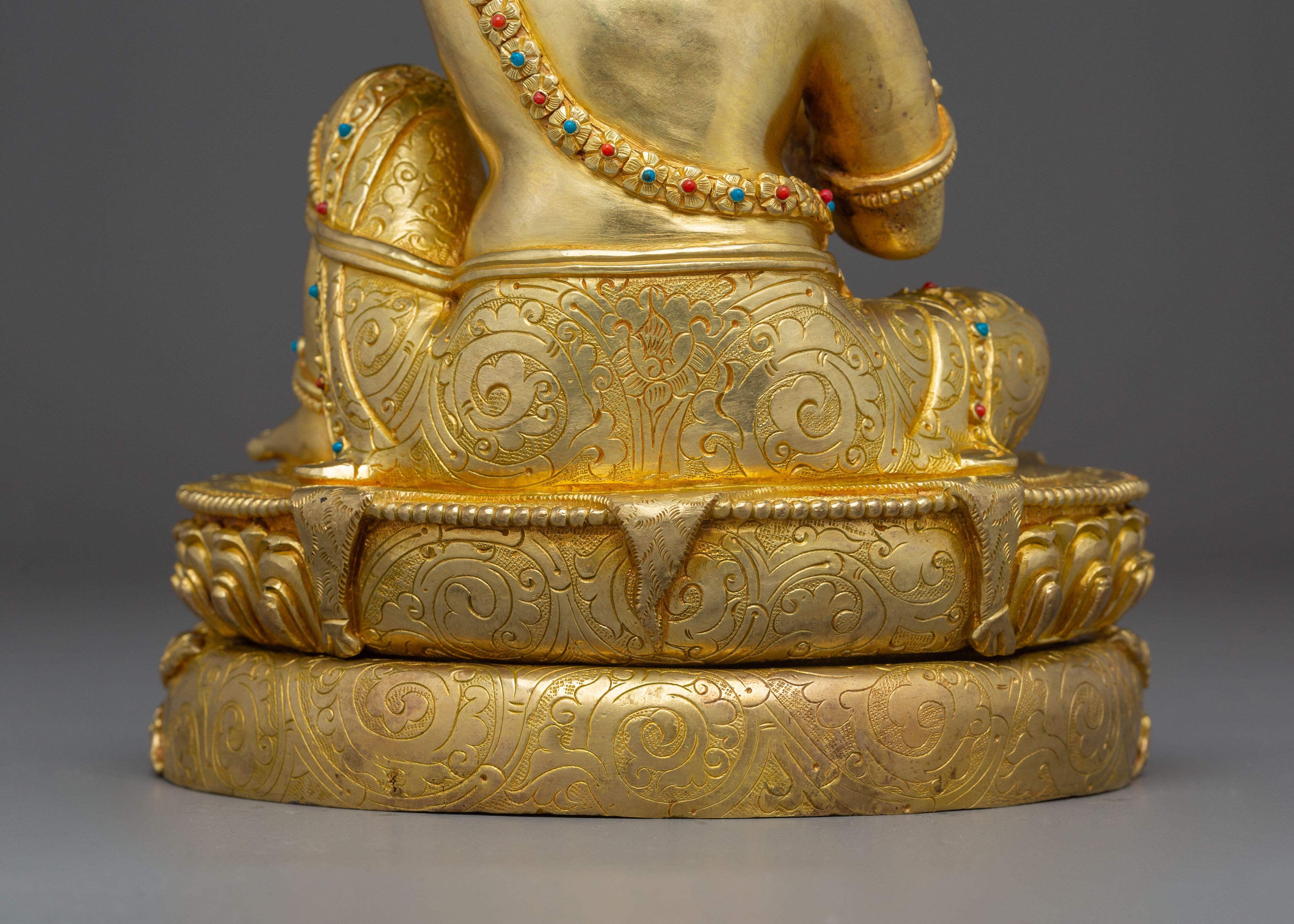 Handcrafted Virupa Mahasiddha Art - Buddhist Master Sculpture