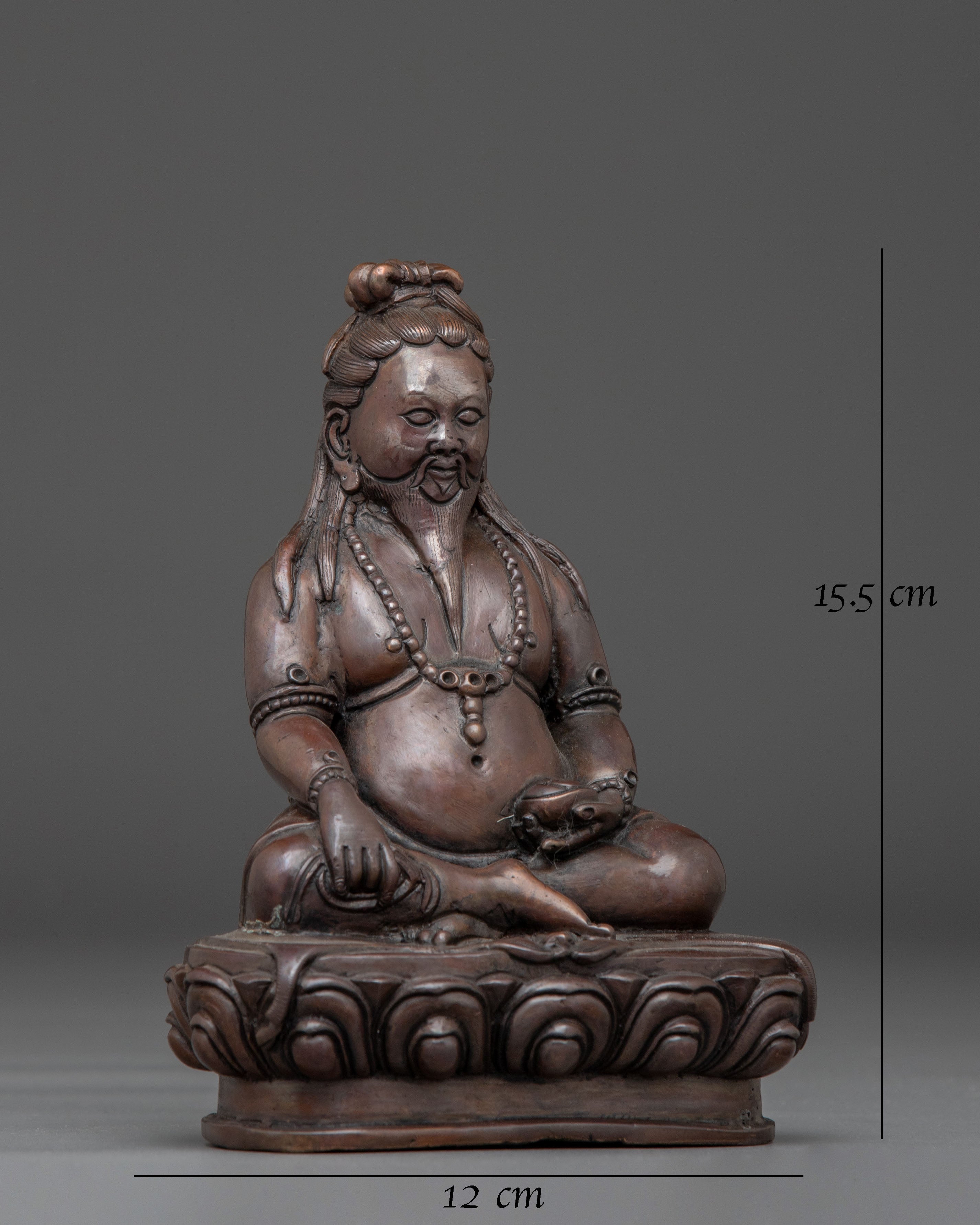 Oxidized Thangtong Gyalpo Figurine