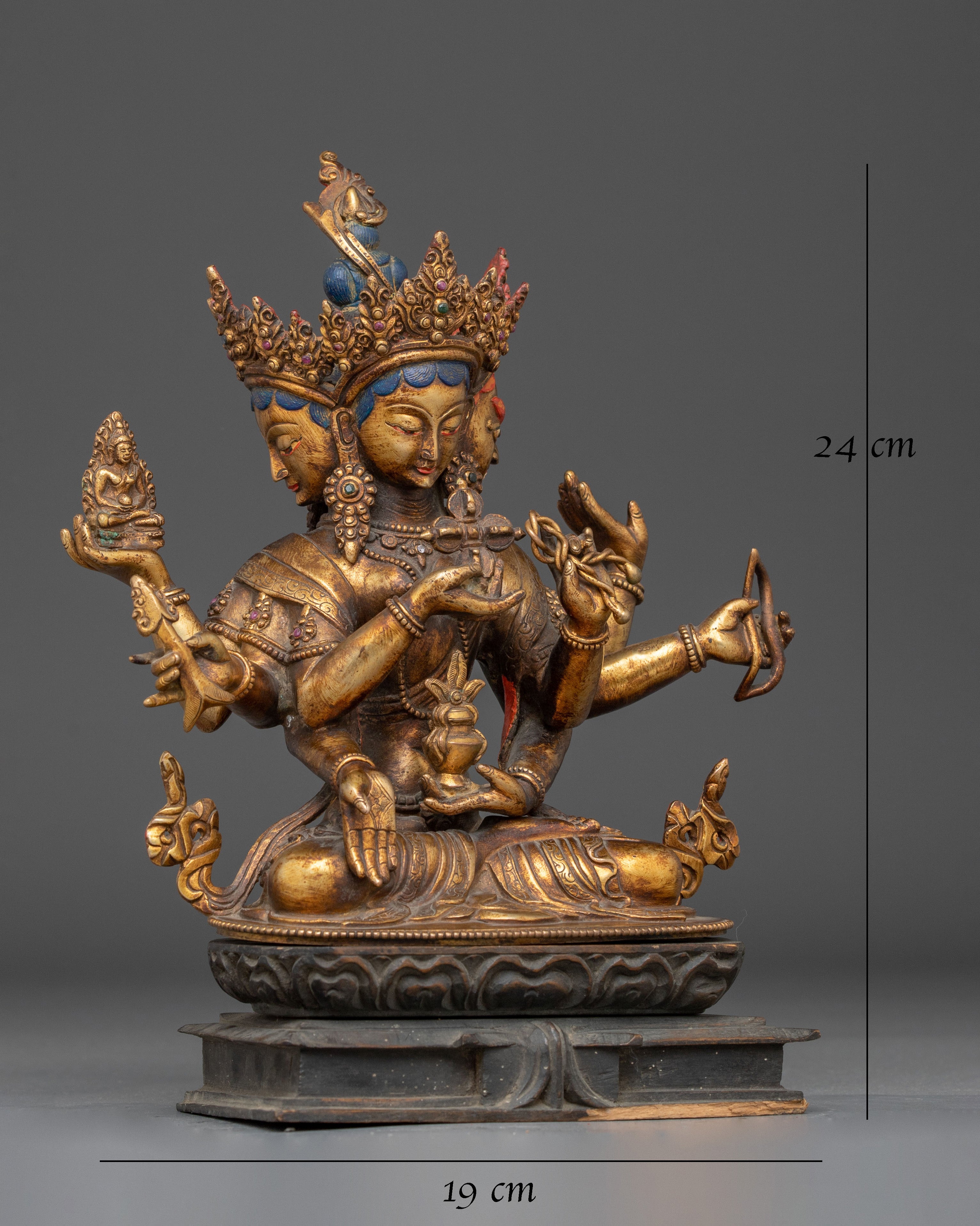 Himalayan Wrathful Deity Namgyalma Art