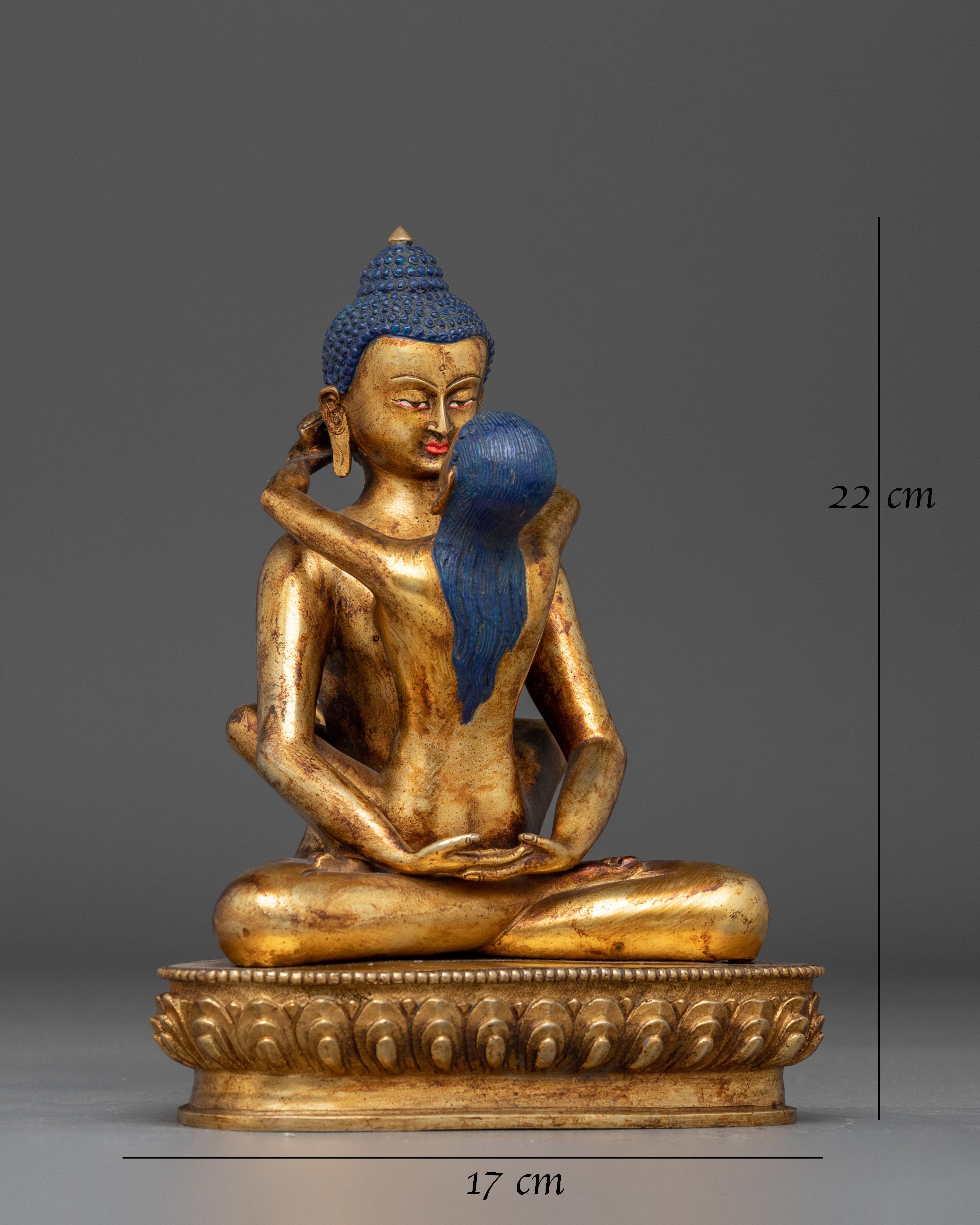 Samantabhadra With Consort Golden Artwork