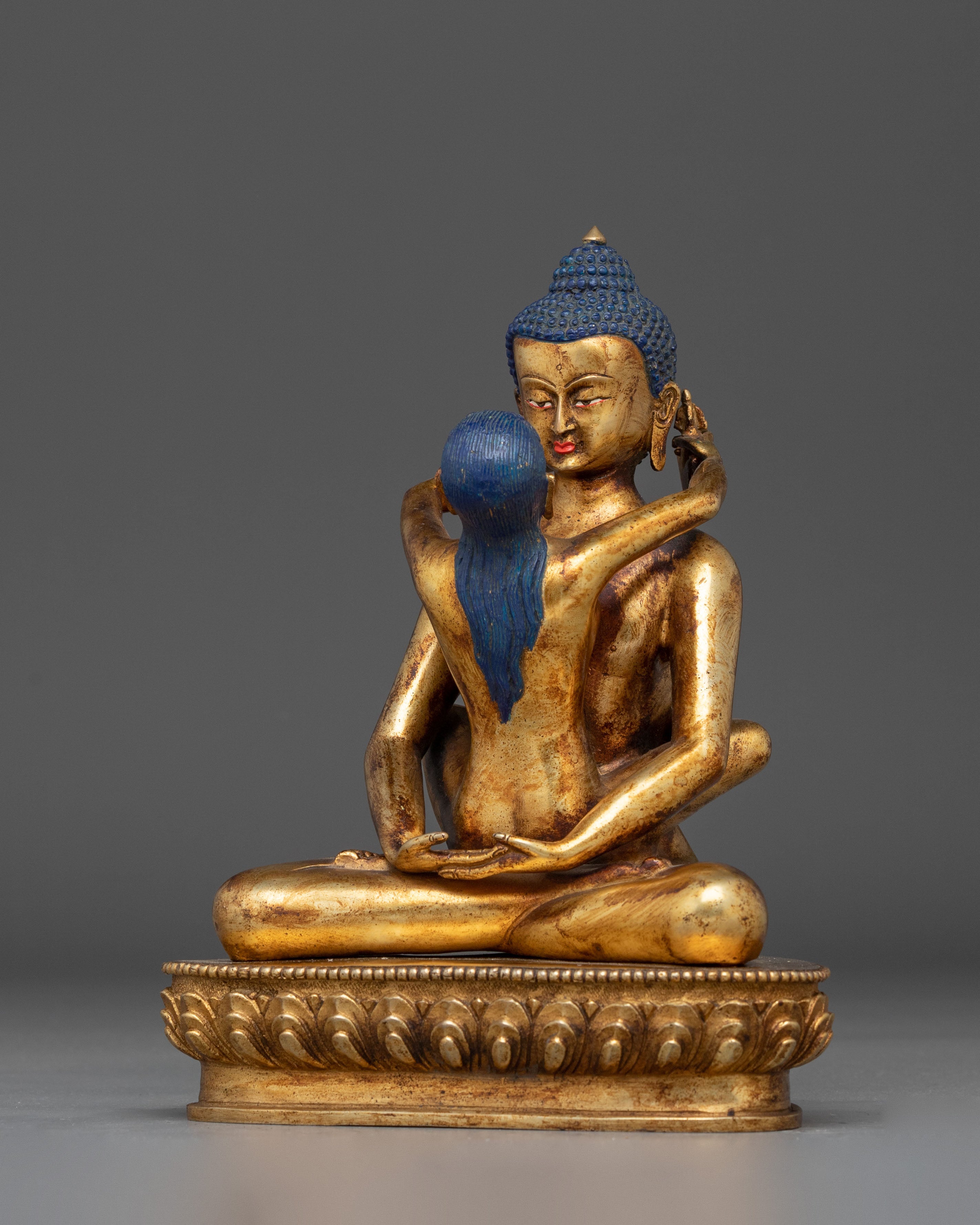 Samantabhadra With Consort Golden Artwork