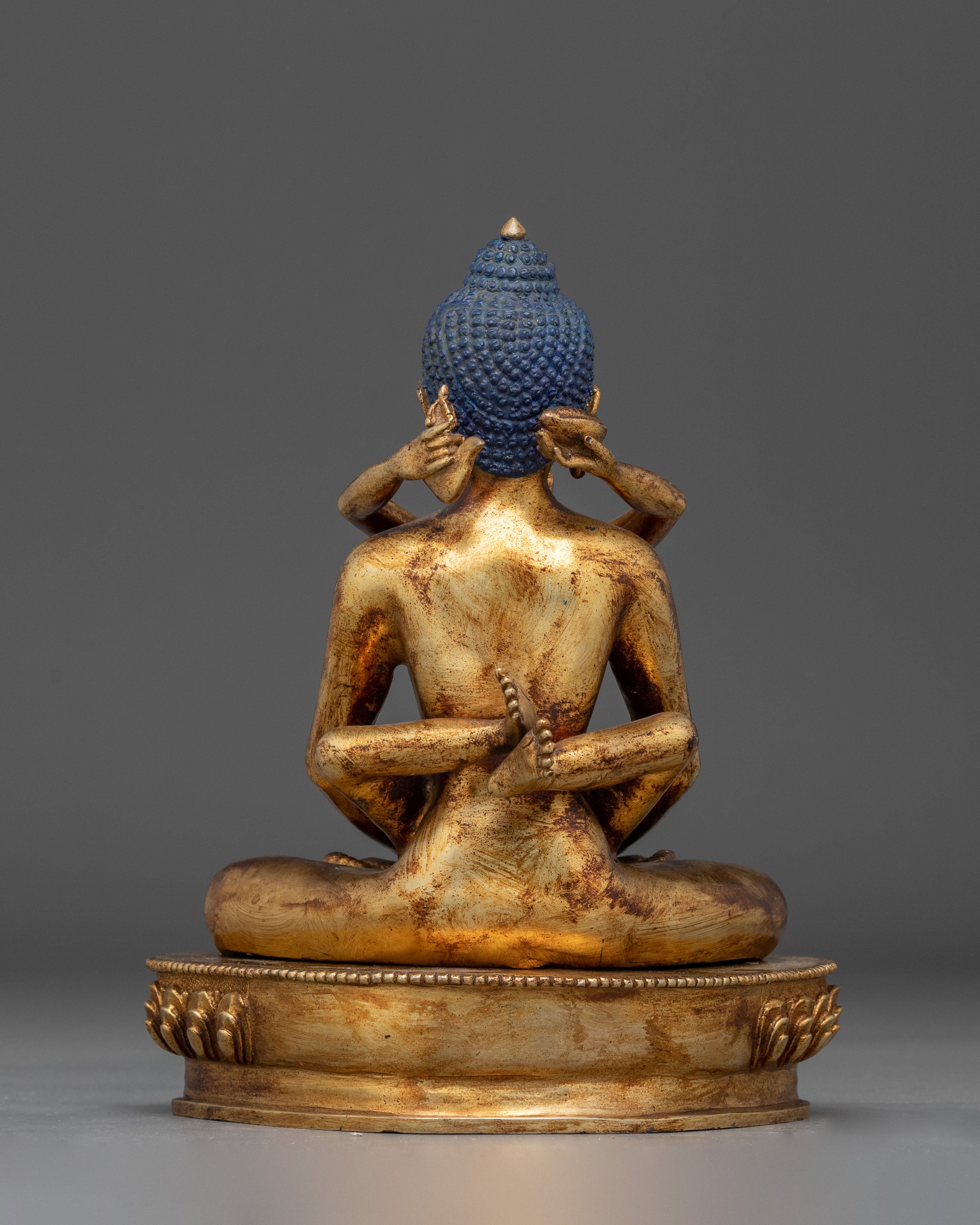 Samantabhadra With Consort Golden Artwork