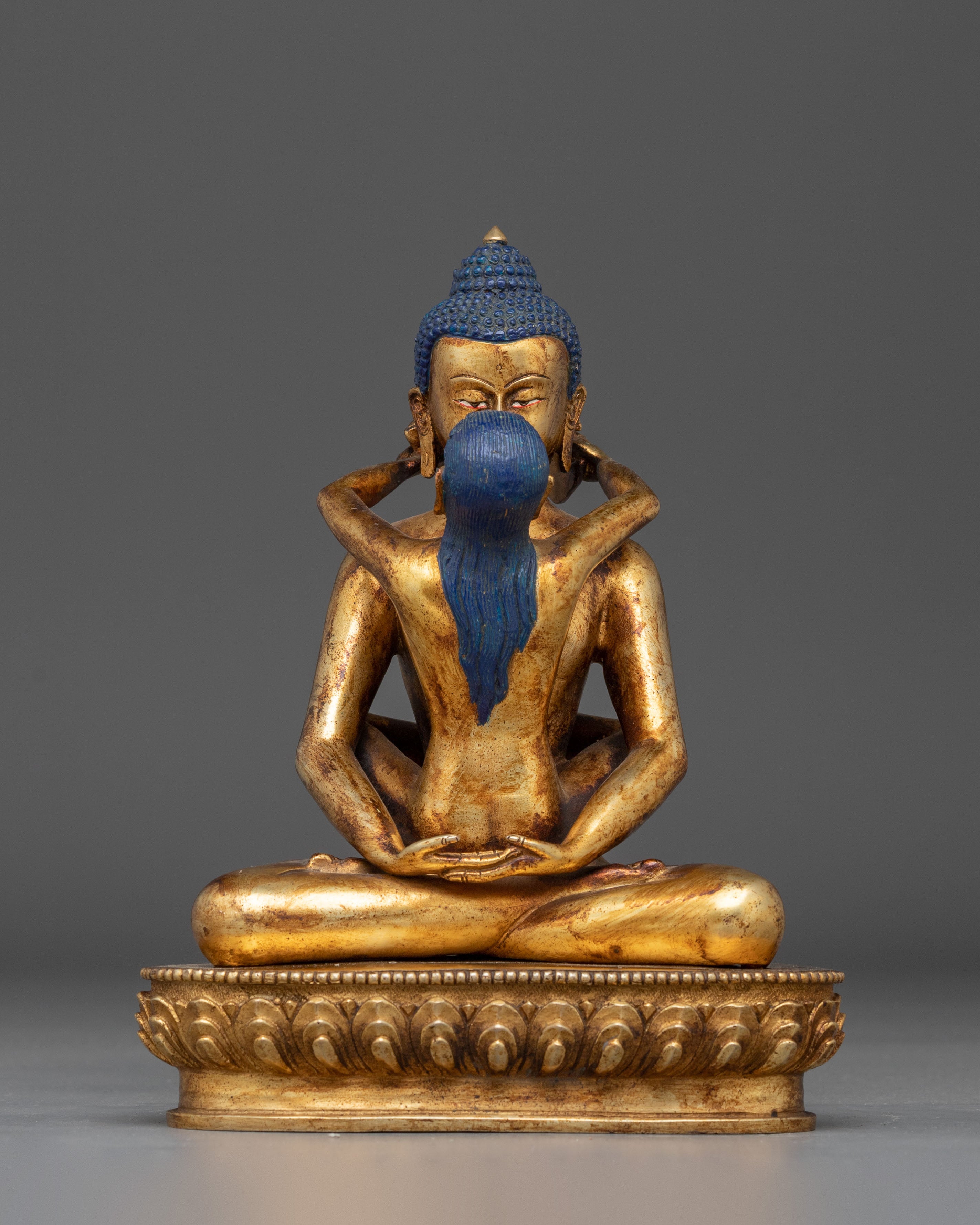 Samantabhadra With Consort Golden Artwork