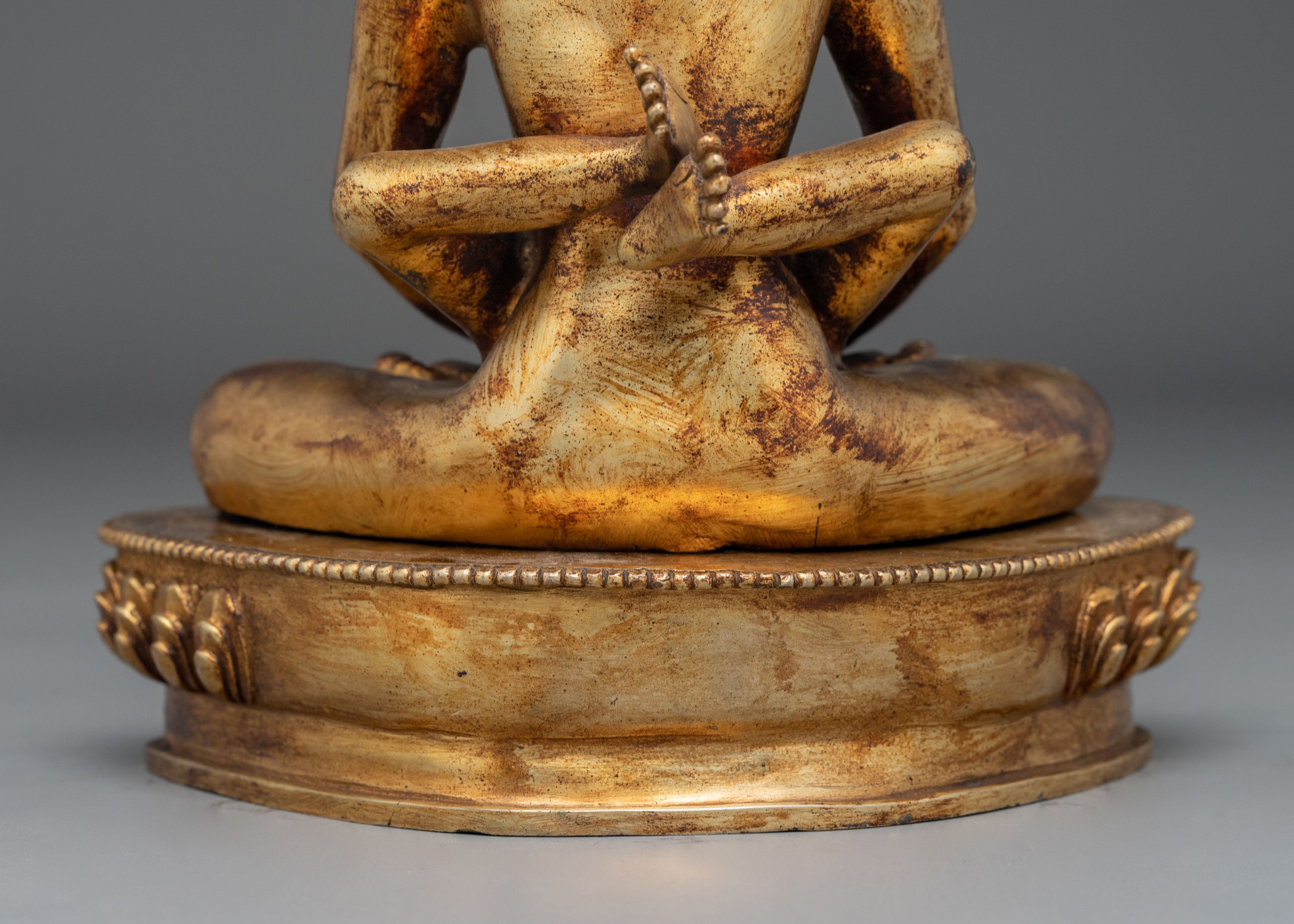 Samantabhadra With Consort Golden Artwork